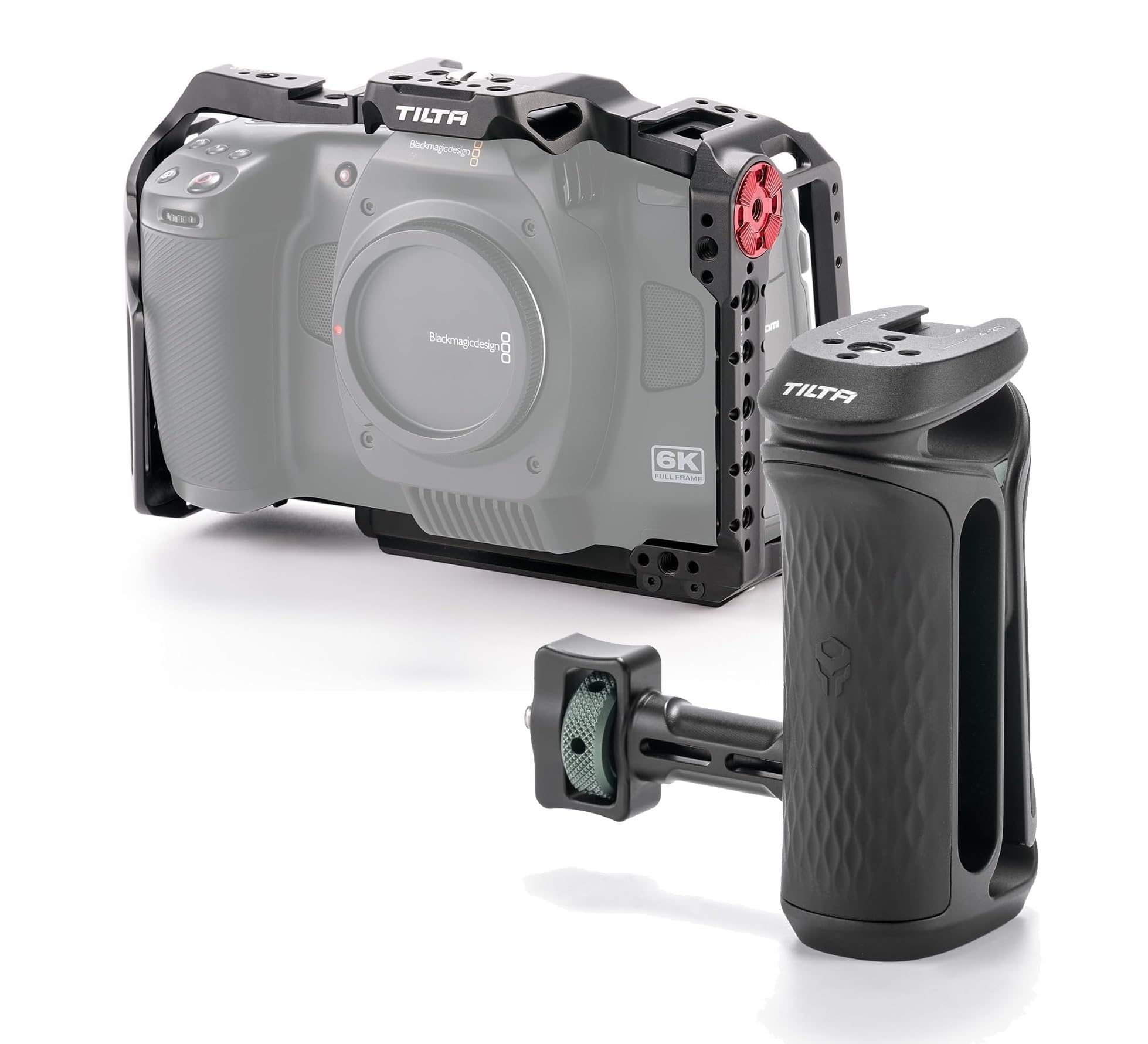 Tilta Camera Cage For Bmcc 6K W/Xeno Side Handle (1/4"-20 W/Locating Points)