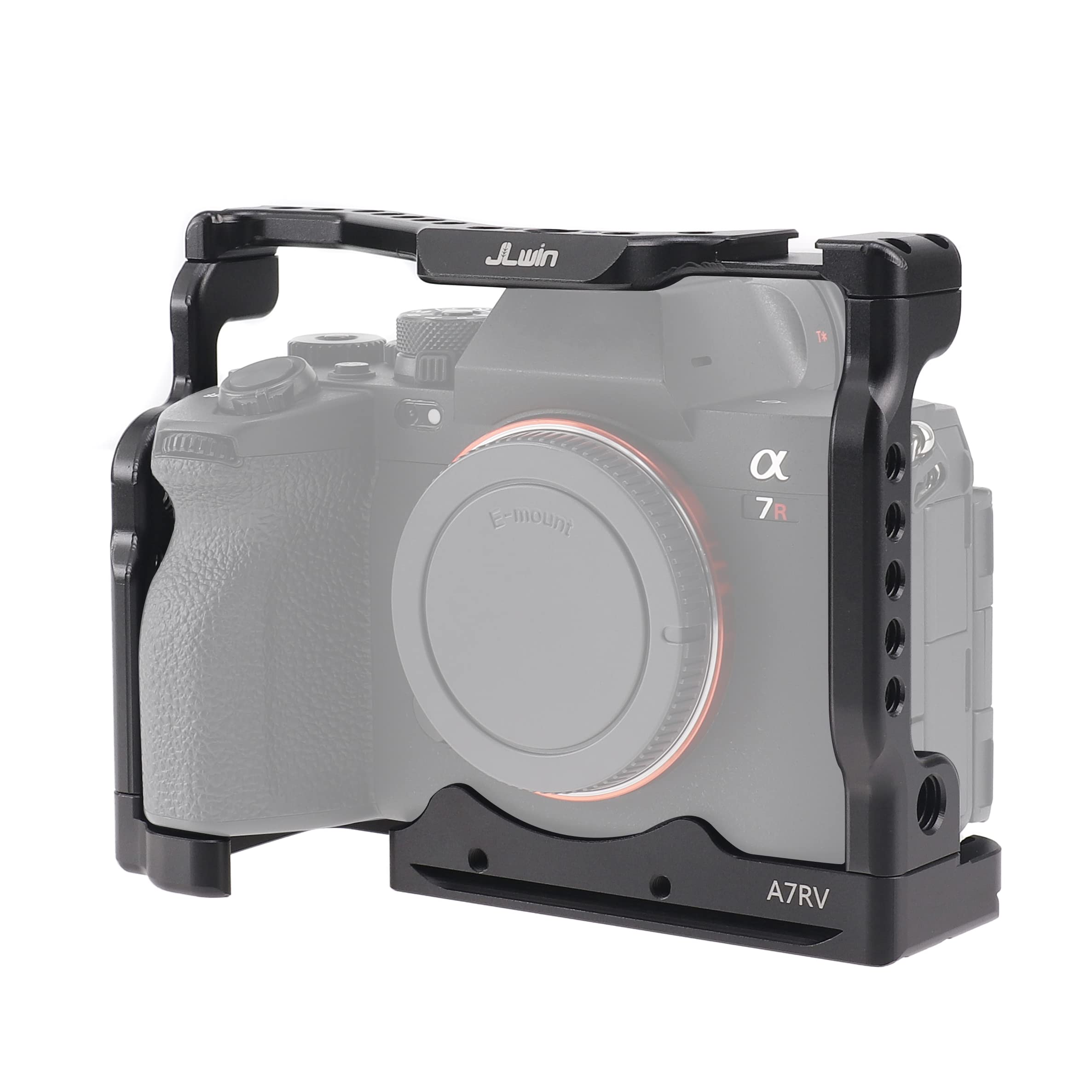 Fotga A7Rv Camera Cage + Top Handle For Sony A7Rv A7Rm5 Mirrorless Camera Stabilizer Stabilize Video Recording Compatible Arca Swiss Tripod Ball Head Clamp