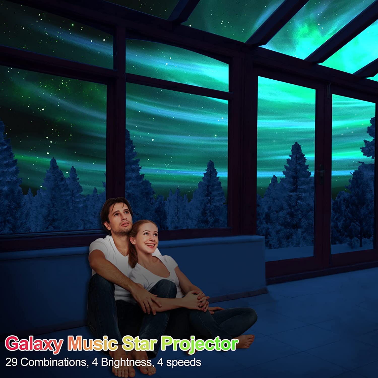Fliti Galaxy Lights Projector, Star Projector With Changing Nebula And Galaxy Shapes Night Light