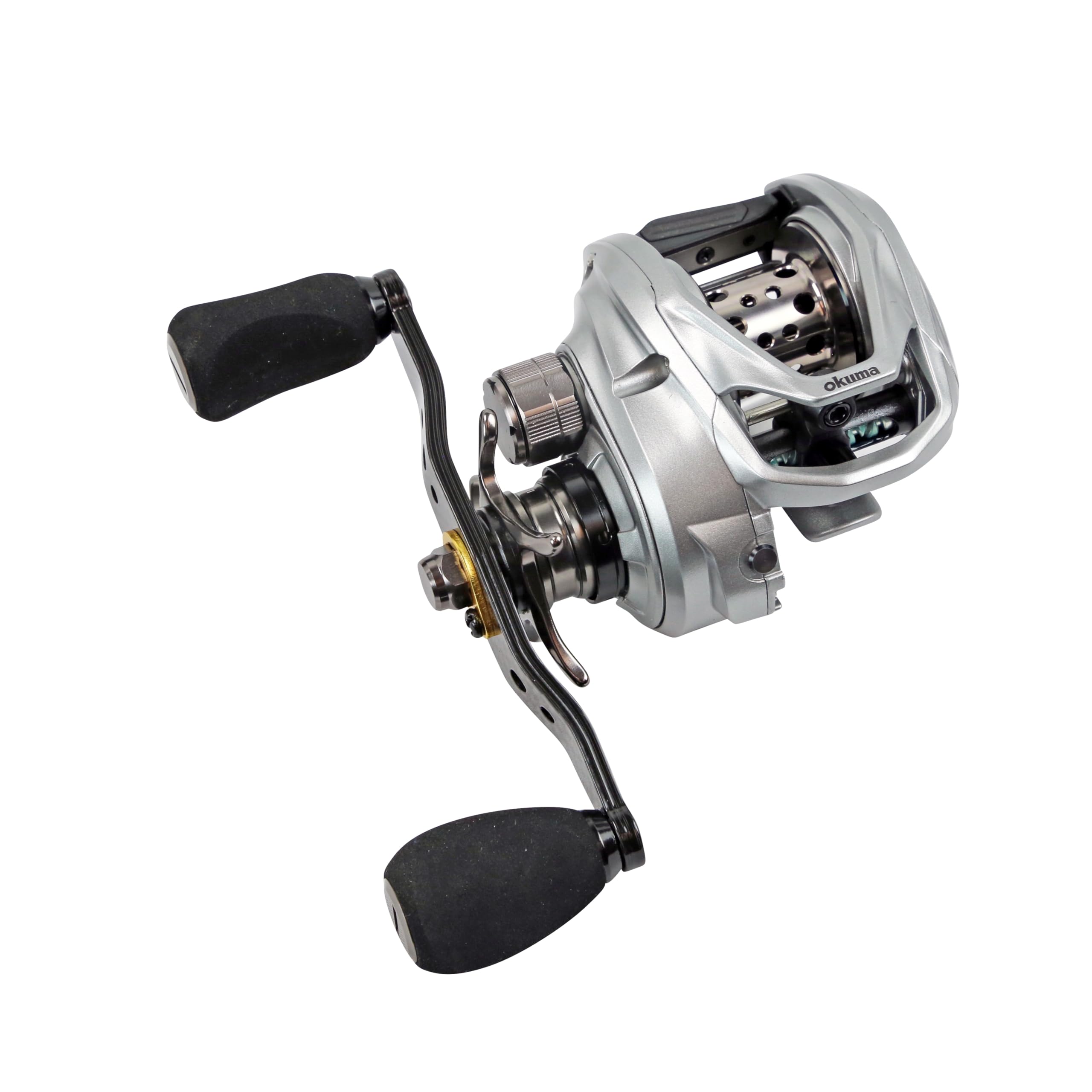 Okuma X-Series Low Profile Extremely Lightweight Baitcast Reel, Right Hand, X-100Ha