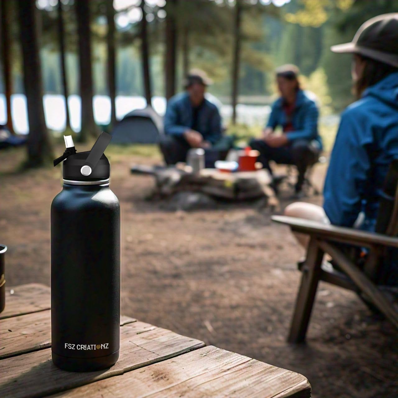 32Oz Stainless Steel Water Bottle, Vacuum Insulated Double Walled, Sports & Leisure Water Bottle