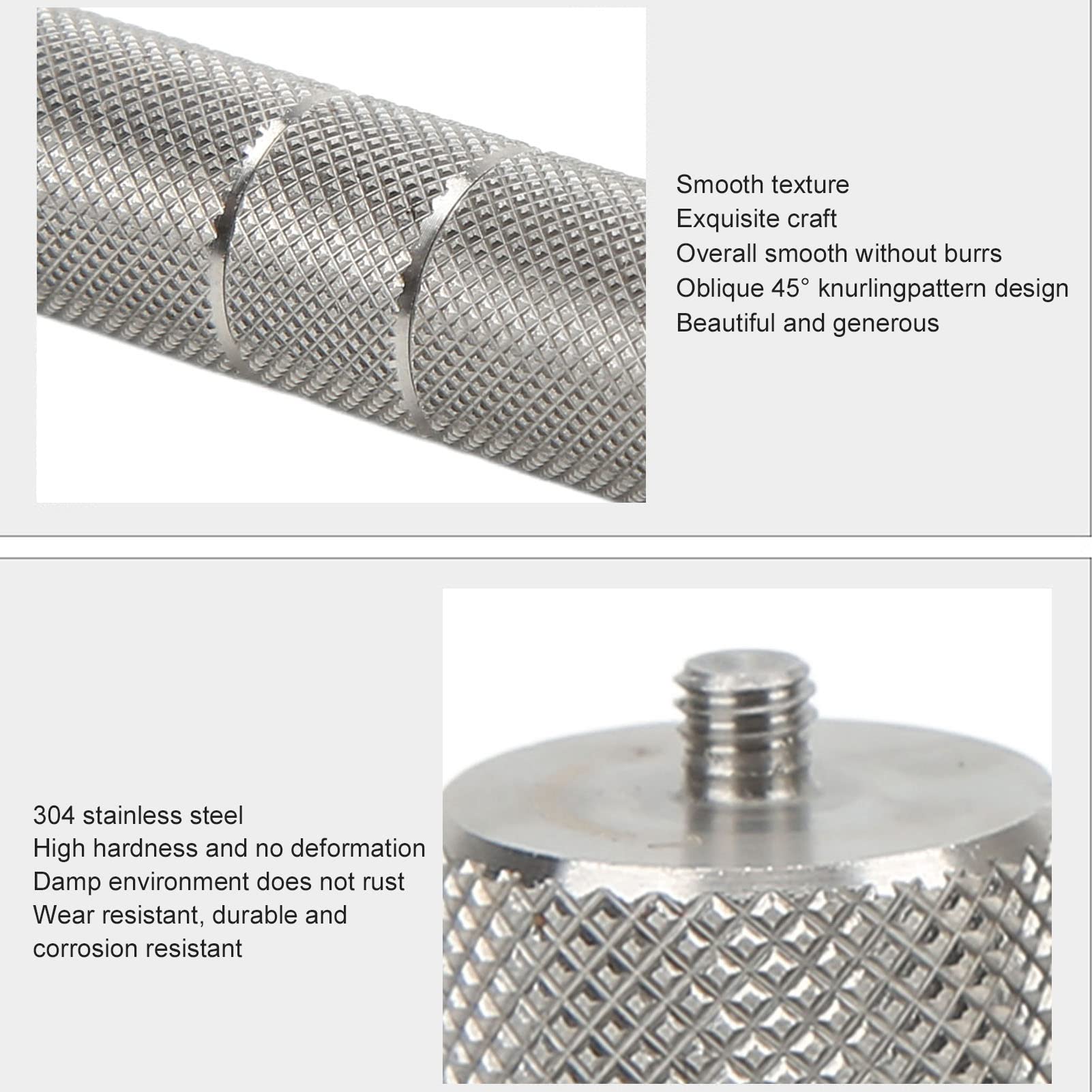 Pilipane Counterweight Head Stabilizer, 3Pcs Stainless Steel Counterweights Stabilizer Counterweight For Om Stabilizers Accurate Balance For Enhanced Mobile Filmmaking