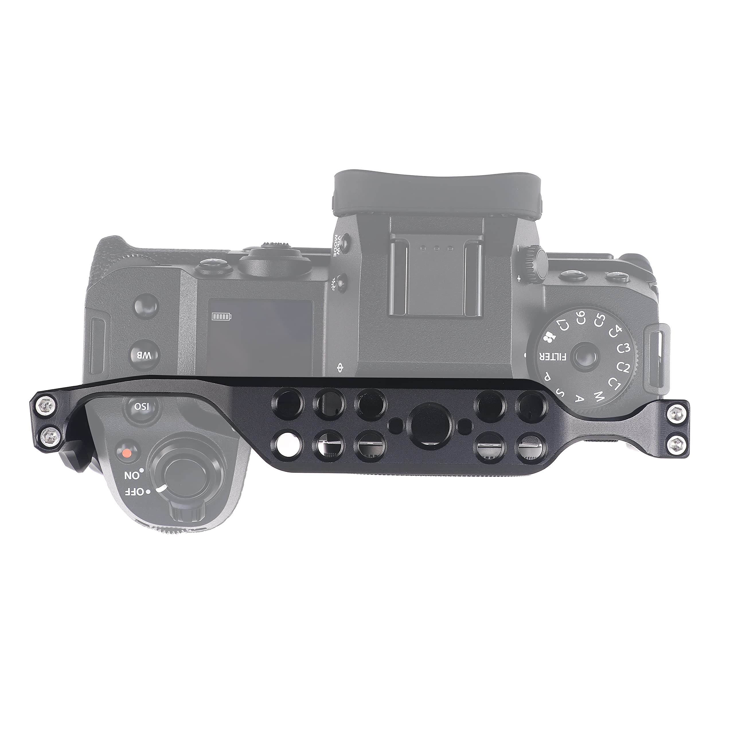 Fotga Alloy Aluminum Camera Cage Bracket Stabilizer For Fujifilm X-H2 X-H2S Dslr Camera Video Film Making Compatible With Arca Swiss Clamp