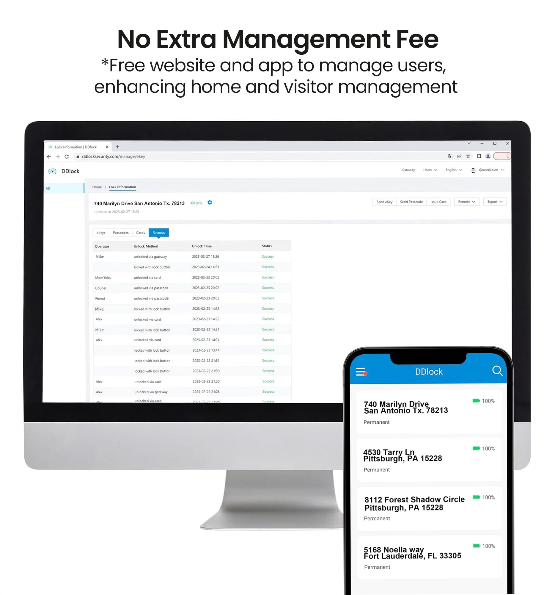 Veise Ve07-L Fingerprint Smart Locks For Front Door With 2 Lever Handle Set, App Control, Keyless Entry, Electronic Digital Keypad Deadbolt, Auto Lock, Waterproof, Easy To Install, Matte Black