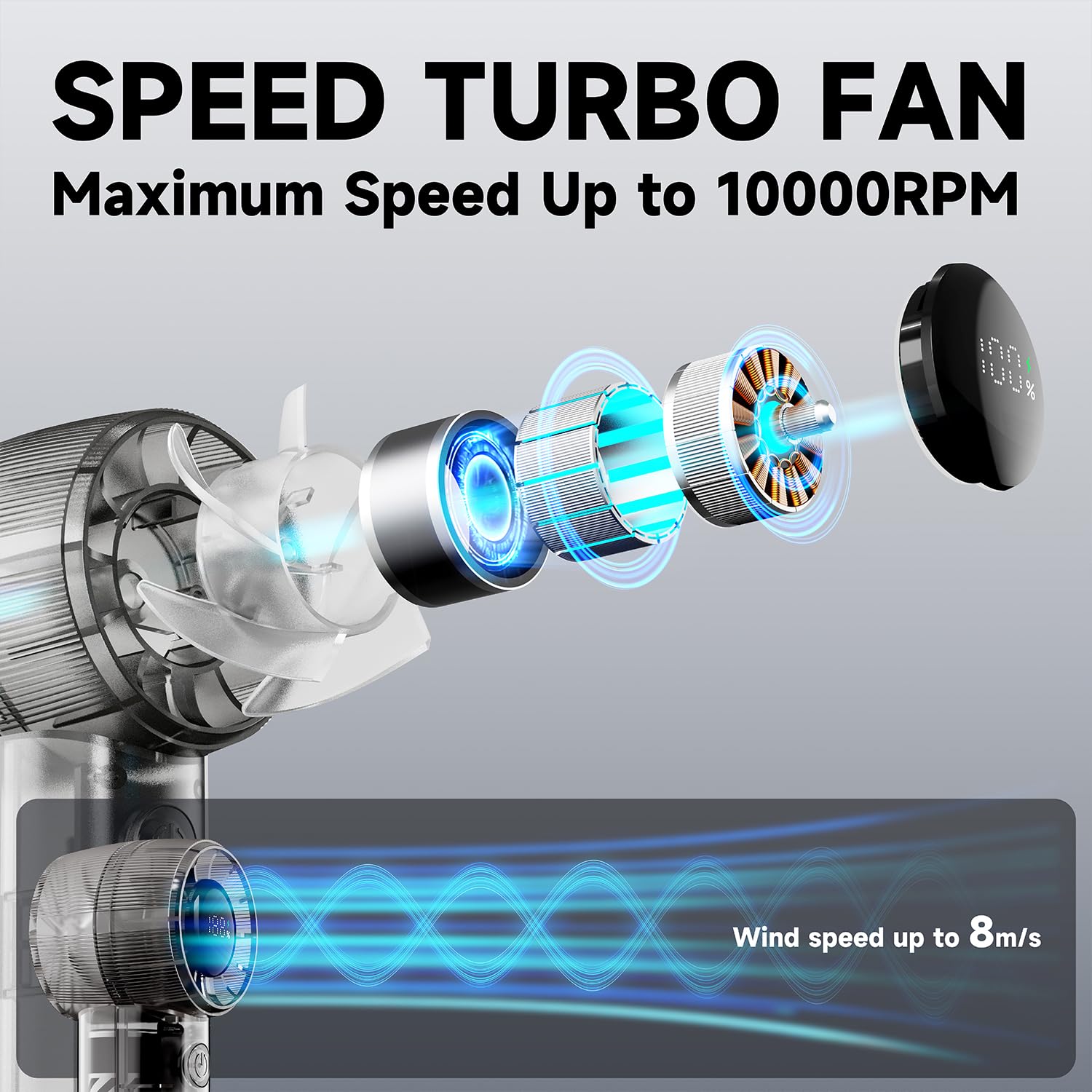 Portable Mini Handheld Fan, Rechargeable Small Personal Usb Cooling Fan For Travel, Camping, Office