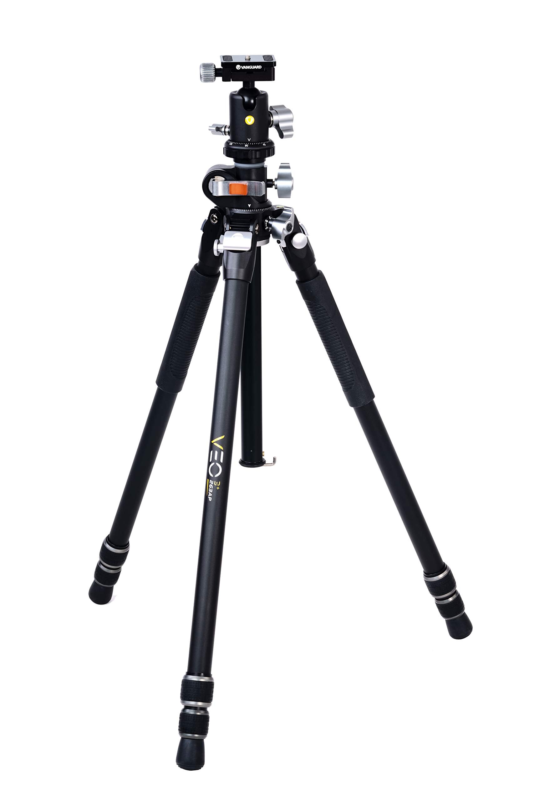 Vanguard Veo3+263Ab Aluminum Tripod With Ball Head With Multi-Angle Center Column For Overhead Shots