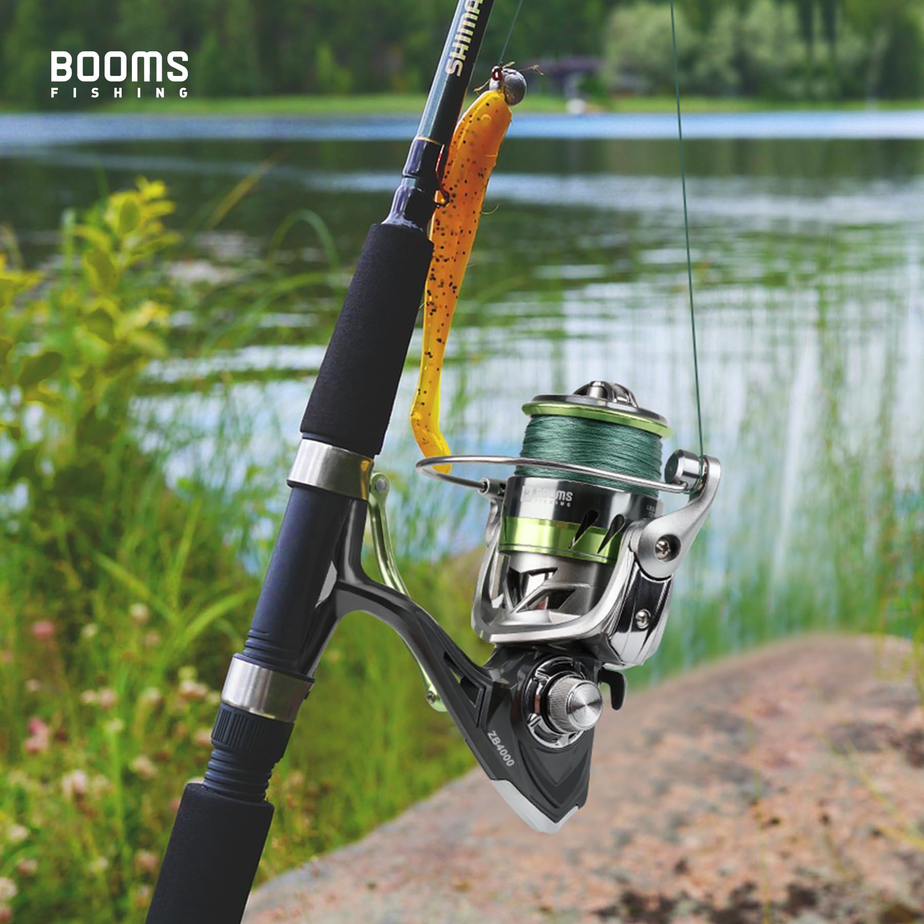 Booms Fishing Sn3 Fishing Spinning Reels, 1000, 2000, 3000, 4000, Light Weight, 5.2:1 Gear Ratio, 17.5-26.5Lbs Max Drag, 4+1Bb Stainless Bb Fishing Reel For Saltwater Or Freshwater