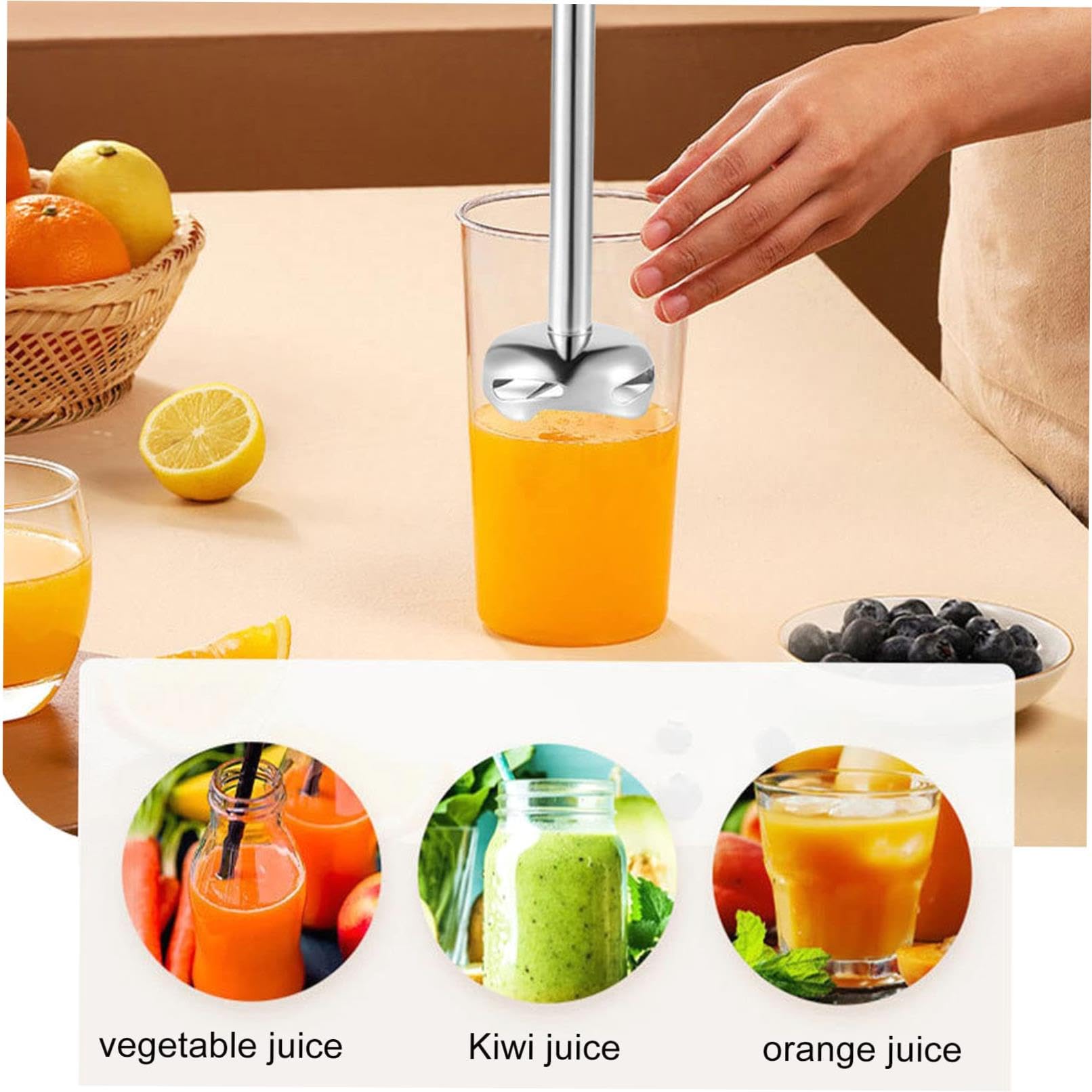 Ottjakin 4-In Hand Blender With Meat Grinding Bowl Multifunctional & Powerful Easy To Use/Us