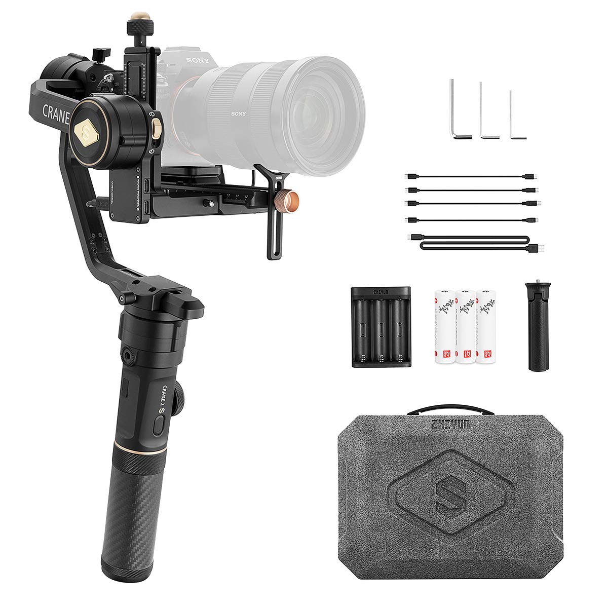 Zhiyun Crane 2S 3-Axis Gimbal Stabilizers For Dslr &Mirrorless Camera
