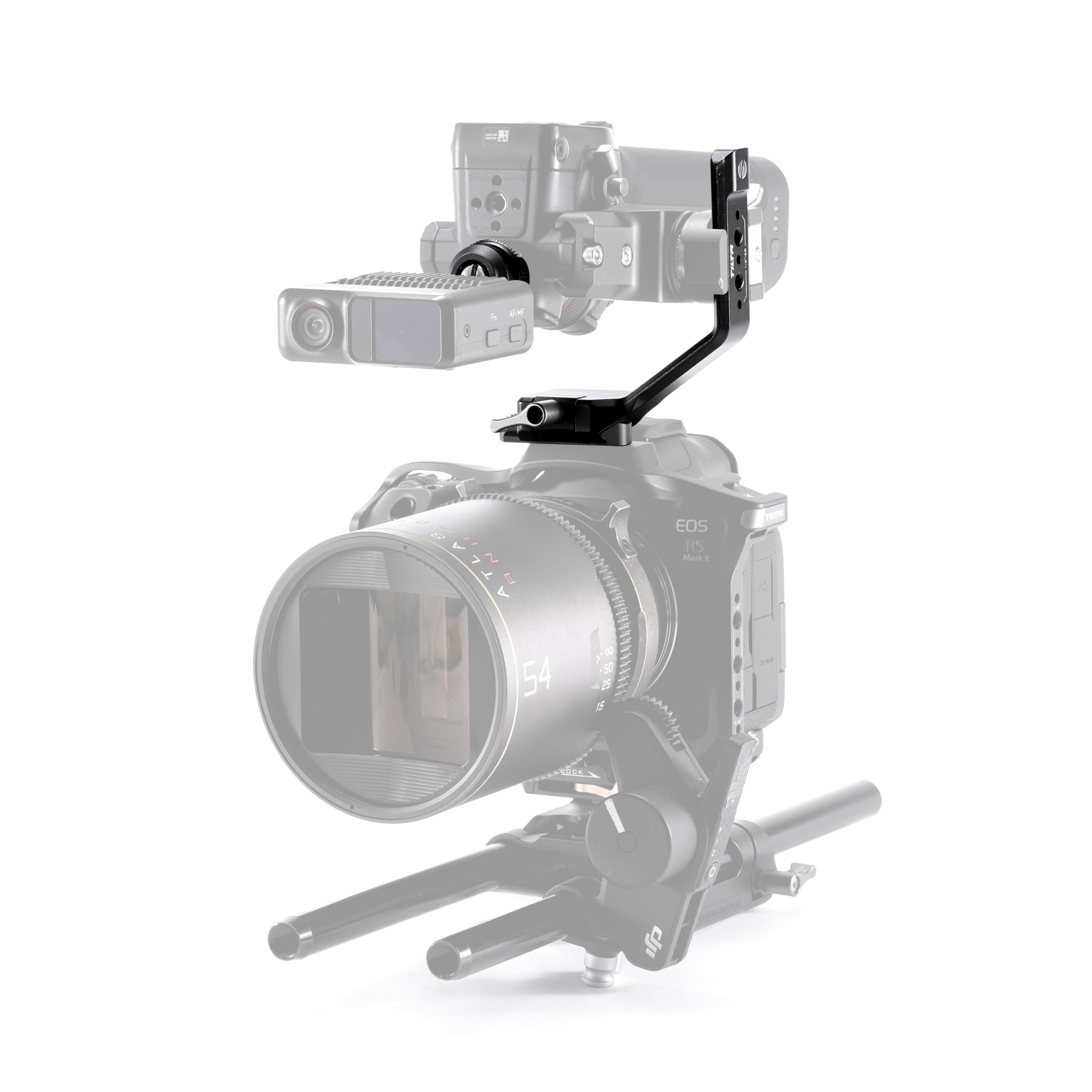 Tilta Expansion Kit Compatible With Dji Focus Pro Includes Top Handle Adapter For Hand Grip & Rotatable Mounting Bracket For Lidar