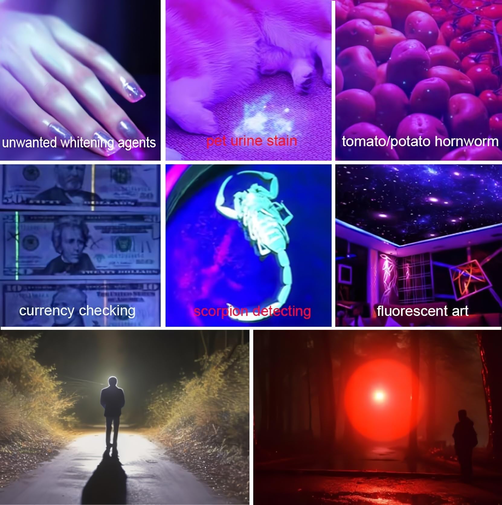 Quamkar Led Flashlights High Lumens - Mini Flashlights For Camping, Hiking, Walking - Powerful Emergency Flashlights With 4 Modes For Outdoor Use Bright Flashlight Handheld