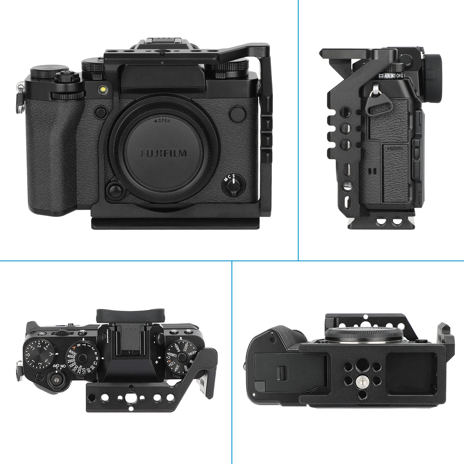 Camvate Half Camera Cage Compatible For Fujifilm X-T5-3338