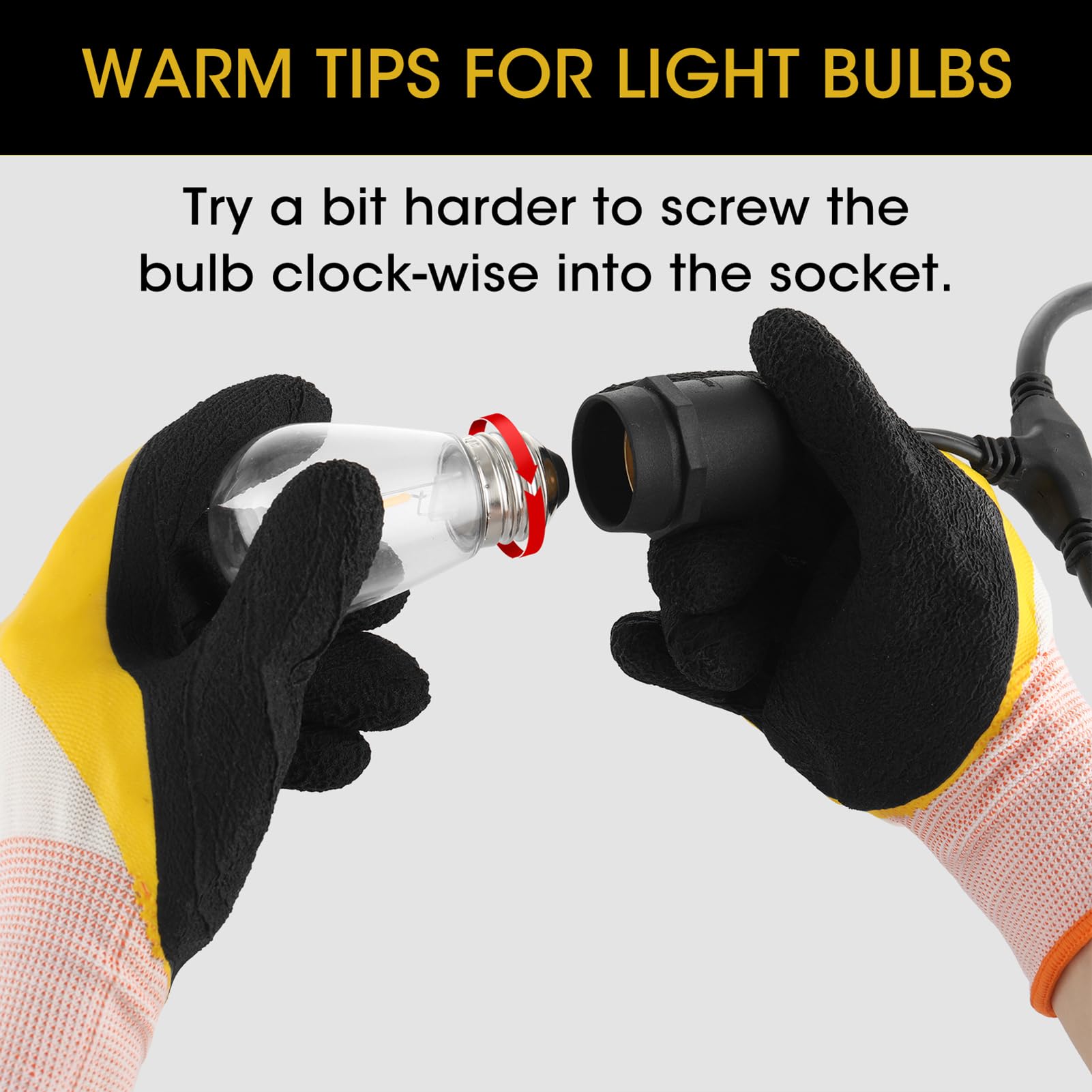 Meconard 24-Pack Led 1W String Light Bulbs, S14 Plastic Shatterproof Edison Vintage Style Replacement 1 Watt Outdoor Light Bulbs 2200K, Waterproof, Warm White Equivalent To 11W, E26 Base