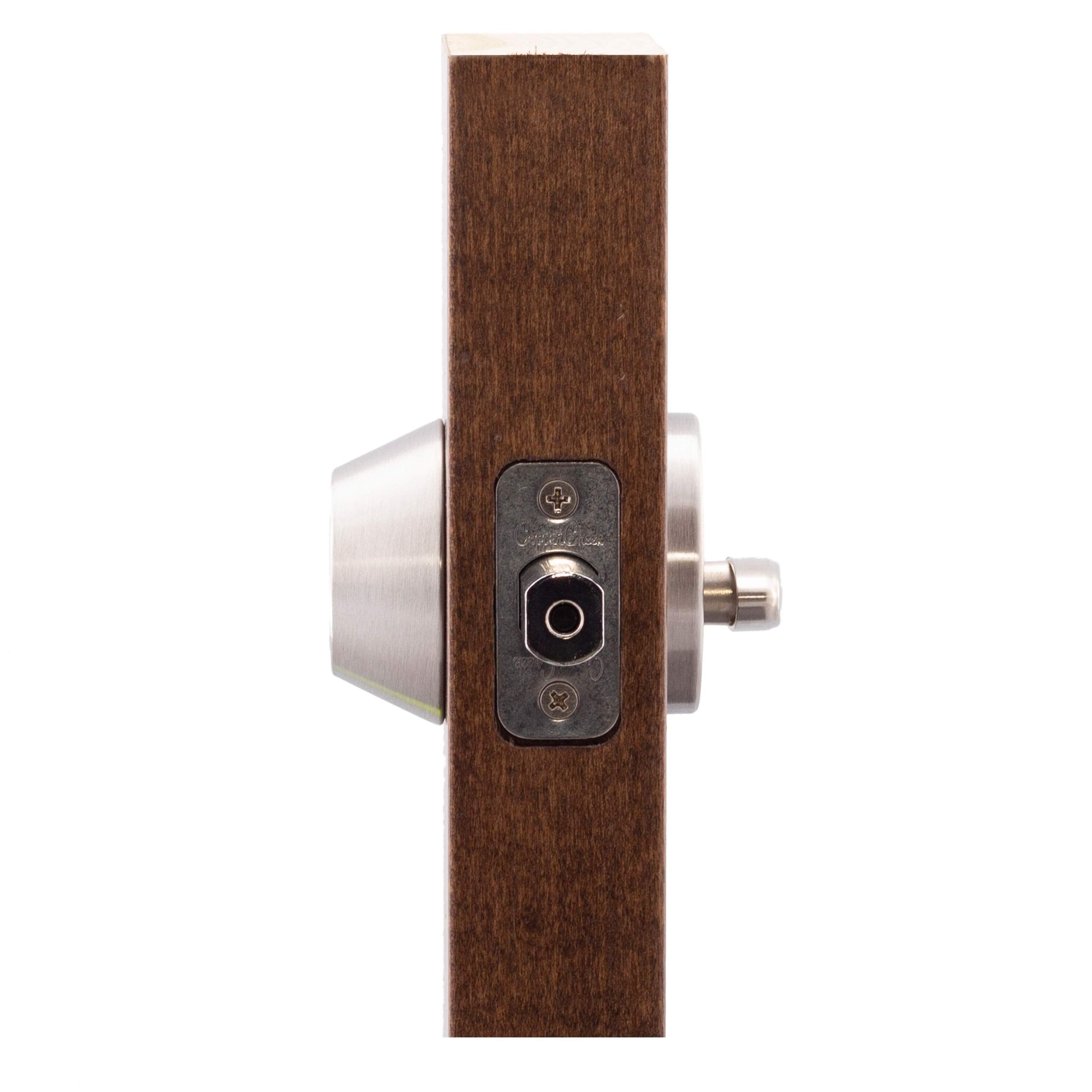 Copper Creek Db2410Ss Single Cylinder Deadbolt, Standard Size, Satin Stainless