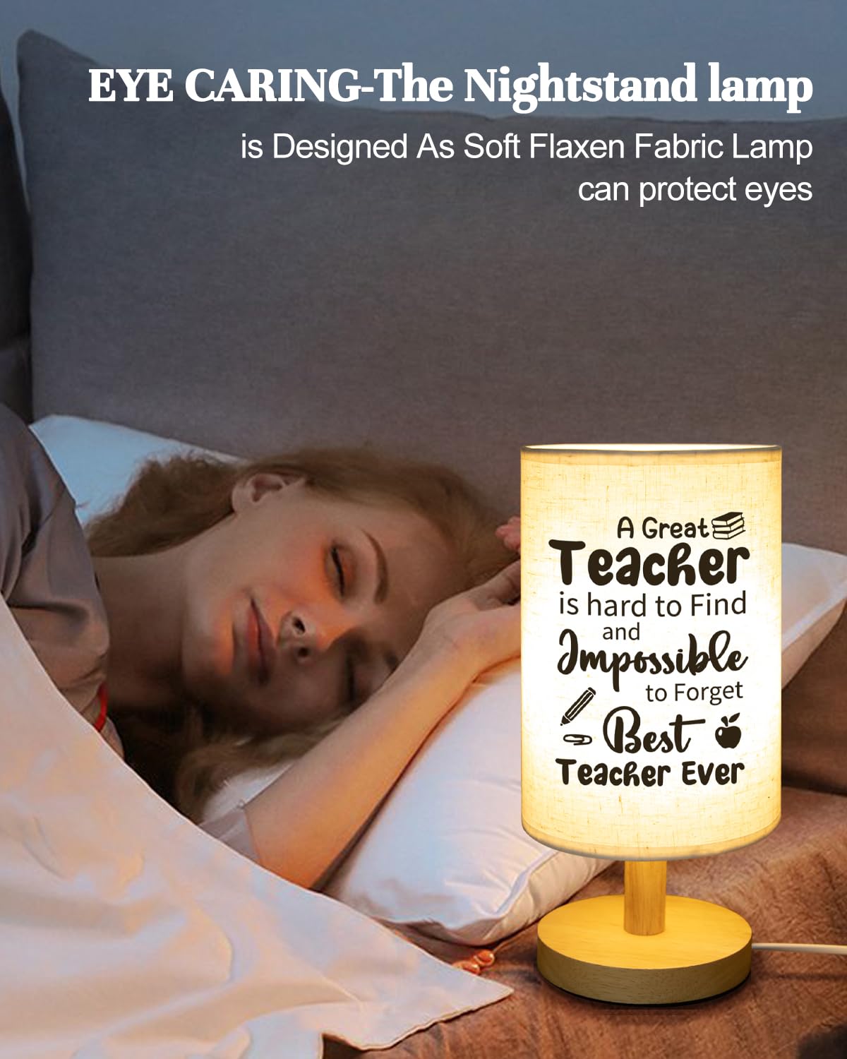 Souhoney Teacher Appreciation , Teacher Birthday , Unique For Teacher, Teacher Lamp For Home Decoration, Teacher Christmas