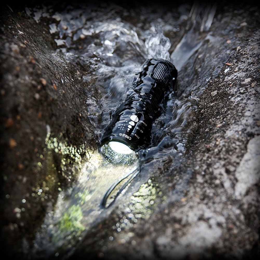 Navigator 1193 Ultra Bright Portable Led Flashlight, Waterproof, Adjustable Focus, 3 Light Modes, Battery Included