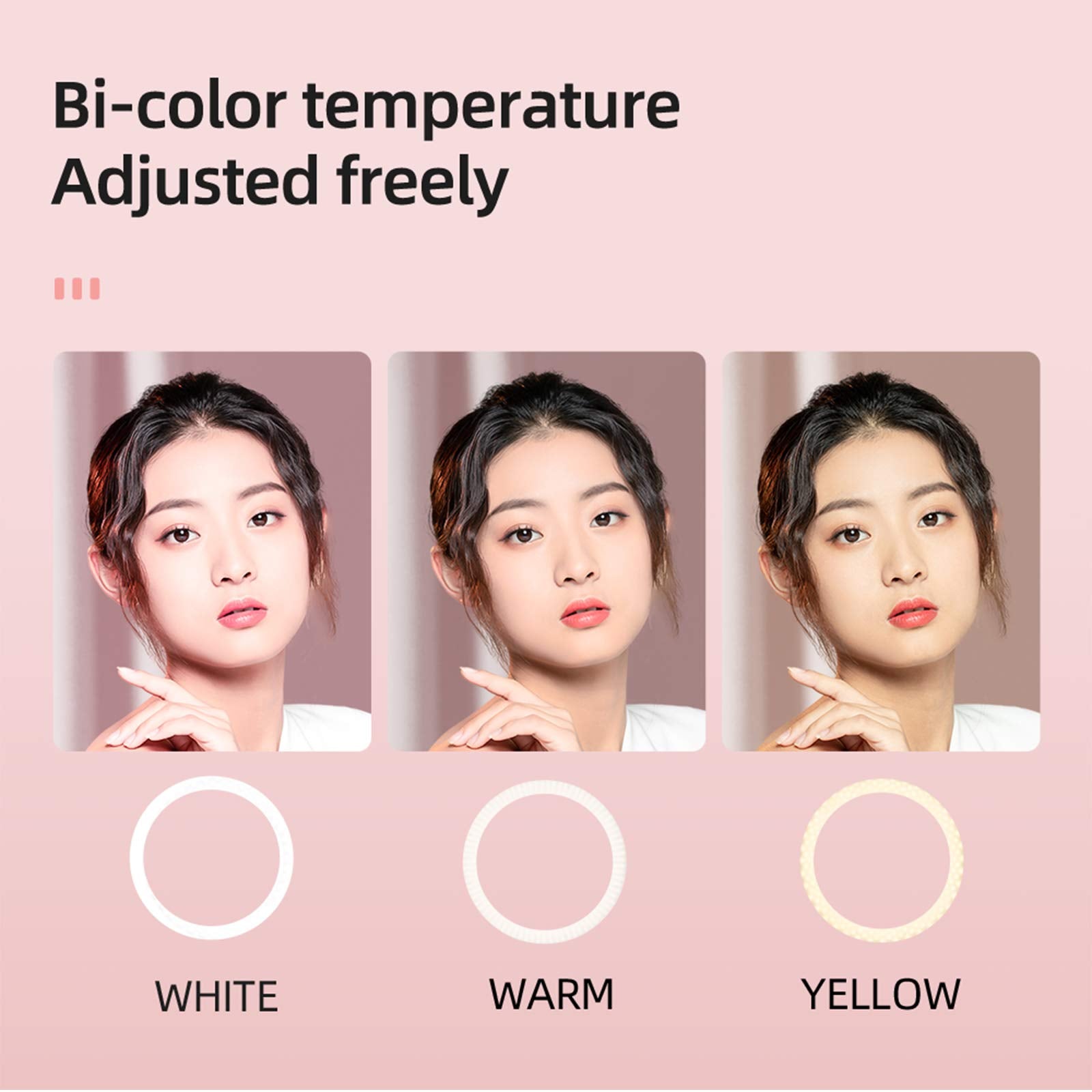 Ambitful Ring Light Rl-480 18In Ring Light Lamp 60Ws 30006000K 480 Beads Led With 180Cm Light Stand,Carrying Bag For Live Streaming/Slr Camera/Phone Video Shooting (2Pcs)