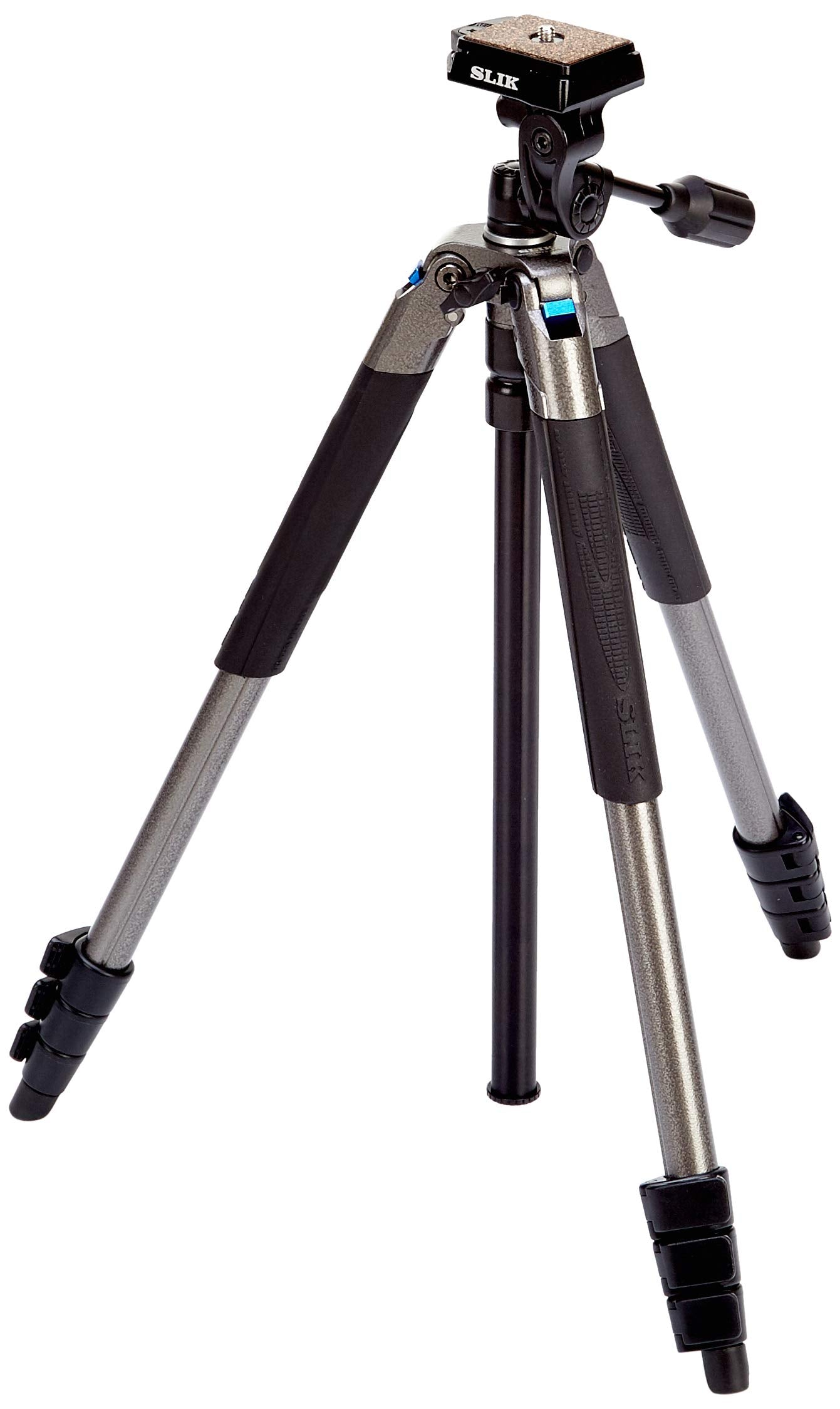 Slik Sprint Pro Iii Tripod With 3-Way Pan Head - Grey Metallic