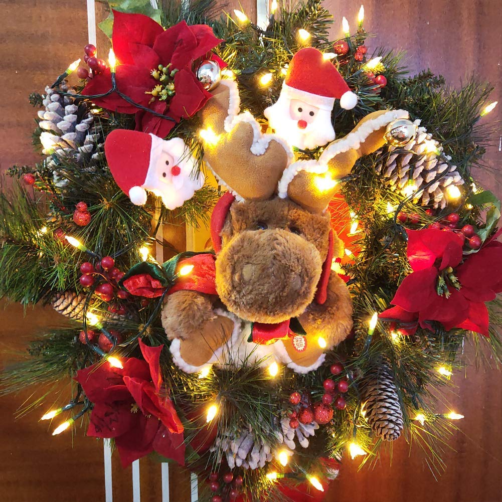 Green Convenience Christmas Lights 33Ft 100 Led Battery String Lights With Timer Memory Function Usb Or Battery Powered Waterproof String Lights For Indoor Outdoor Decoration (Warm White)