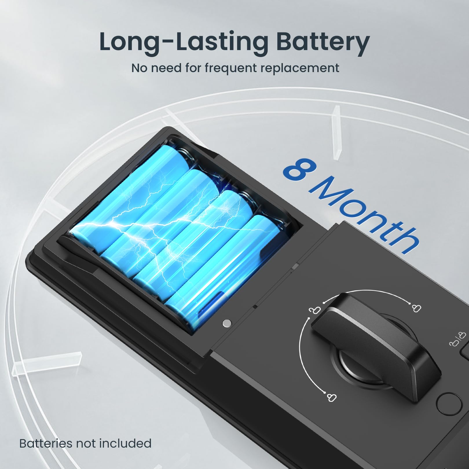 Devo G4 Smart Door Lock, 4 In 1 Keyless Entry Door Lock With Doorbell, Smart Deadbolt Lock For Front Door, App Control, Easy Installation, Ip54 Waterproof, Bhma Grade 3