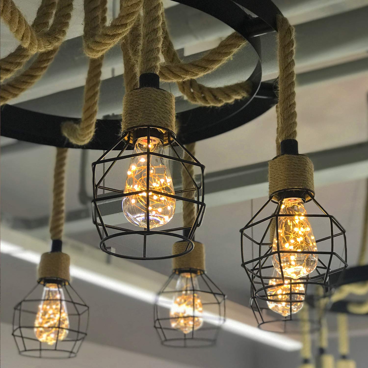 Ceinbota Ceinbota Led Fairy Bulbs, String Light Bulbs.St19 Starlight Decorative Bulbs Replacement Incandescent Lamp For Patio, Garden,Batheroom,Bedroom,Warm White 2200K,70Lm,E26 Base,120V/Ac,Not Solar Energy(4Pack)