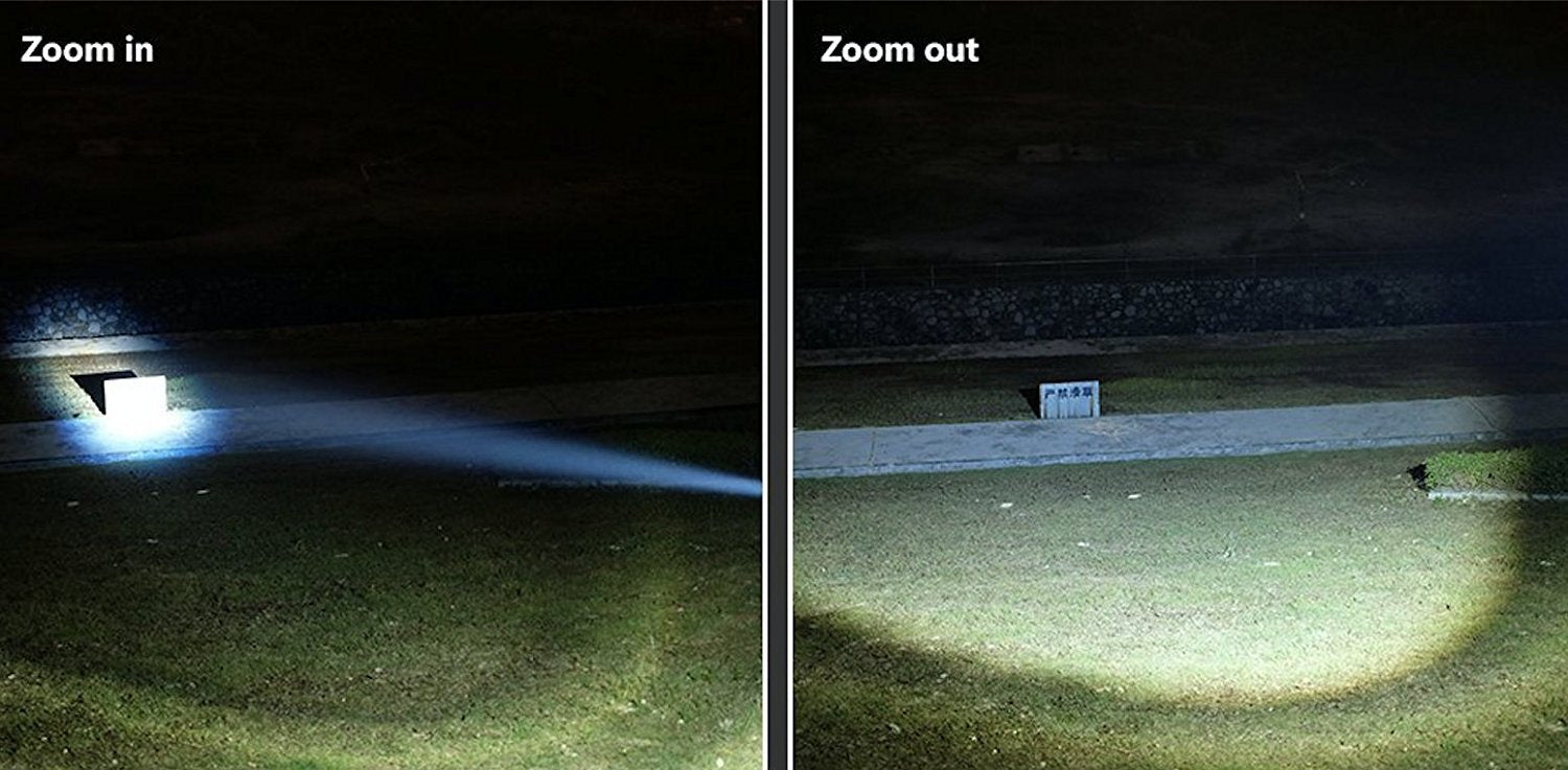 Navigator 1193 Ultra Bright Portable Led Flashlight, Waterproof, Adjustable Focus, 3 Light Modes, Battery Included