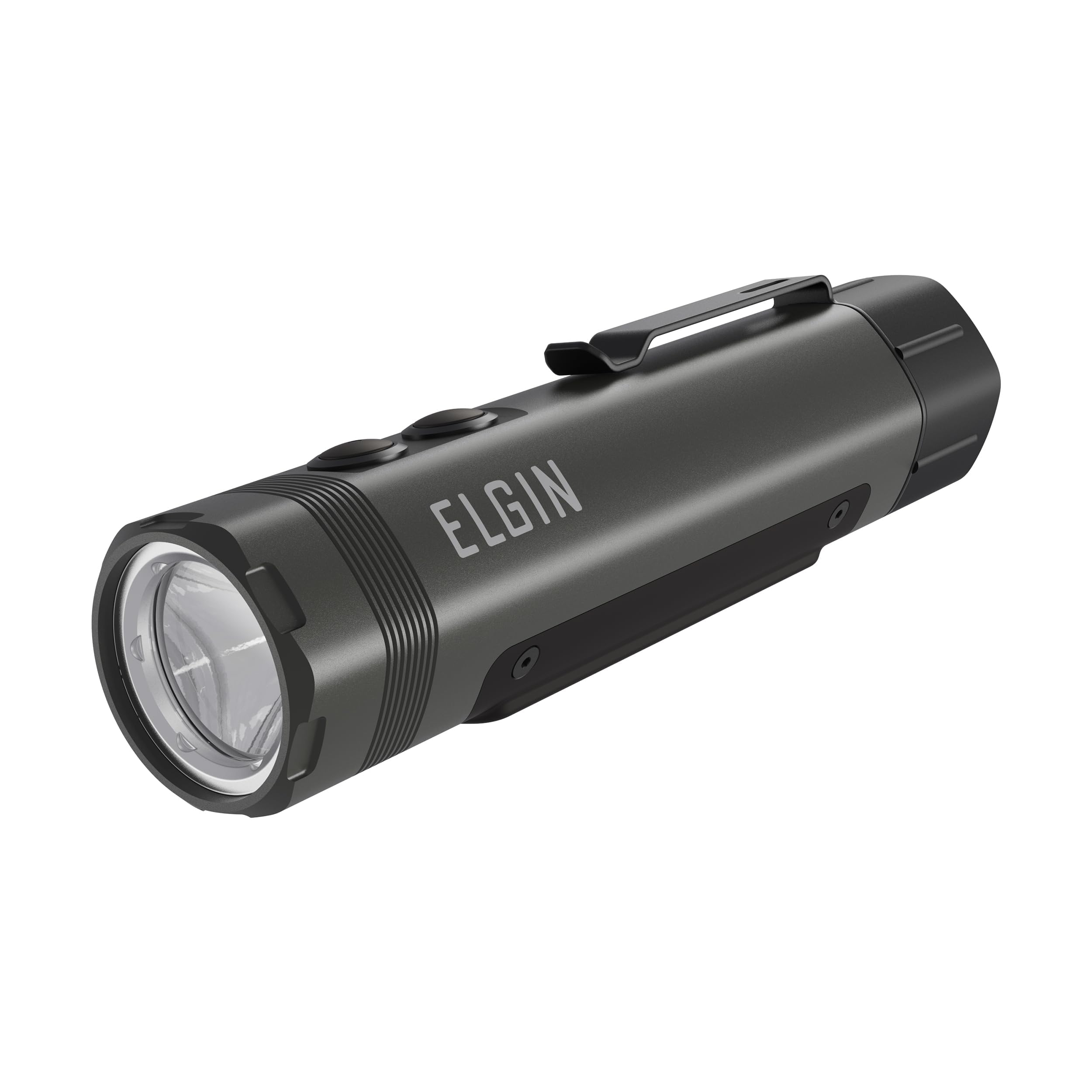 Elgin Maverick Led Rechargeable Flashlight, 1600 Lumens, Usb Magnetic Charging, Compact Cree Tactical Light For Work, Mechanics, Camping & Emergency, Drop-Tested, Weather-Resistant, Long Battery Life