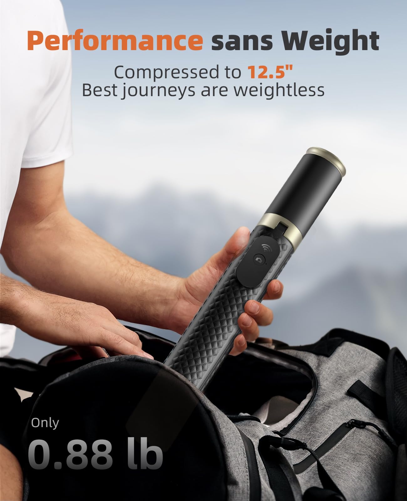 Vimose Cell Phone Tripod Stand 62", Extendable Selfie Stick With Bluetooth Remote For Iphone And Android