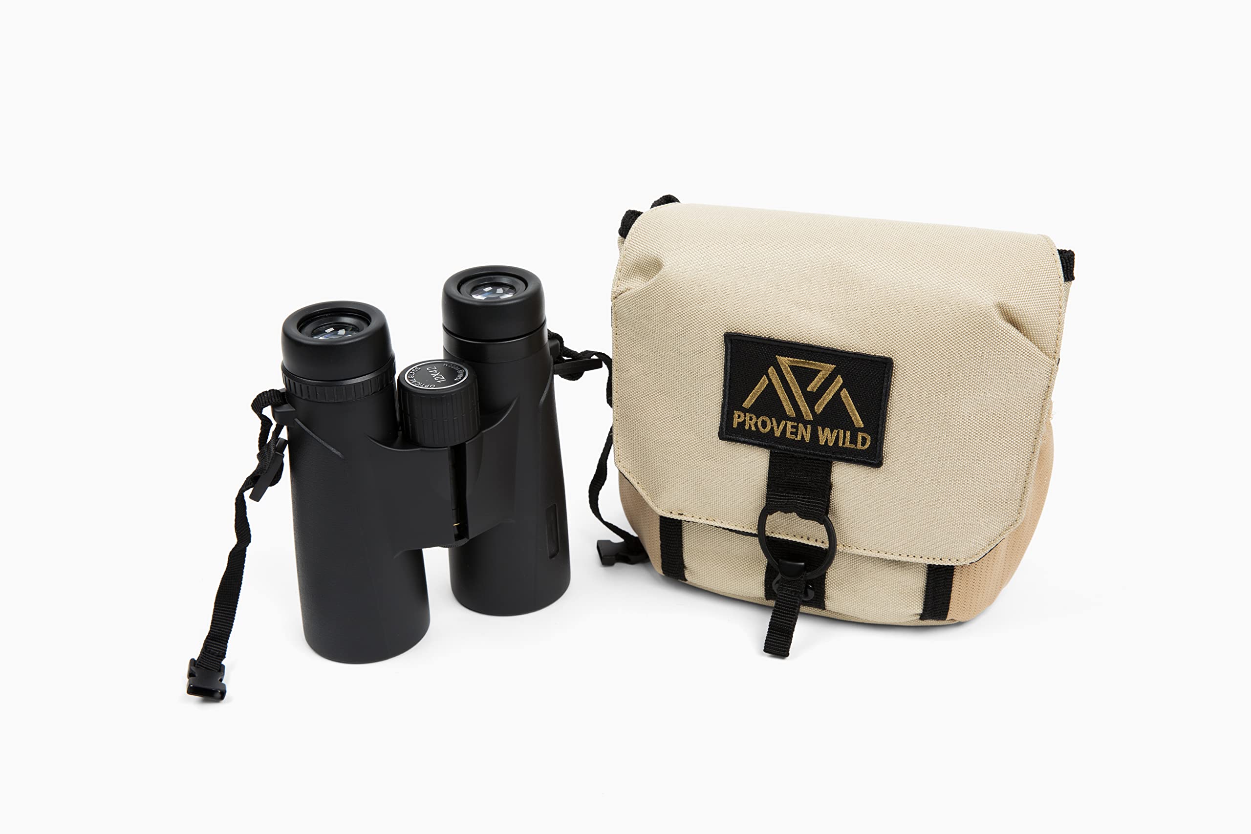 Proven Wild Bino Harness Binocular Harness Chest Pack Made Of Waterproof 900D Nylon  Binocular Harness For Hunting Case With Adjustable Shoulder Straps, 2 Mesh Pockets, And Zipper Back Pocket