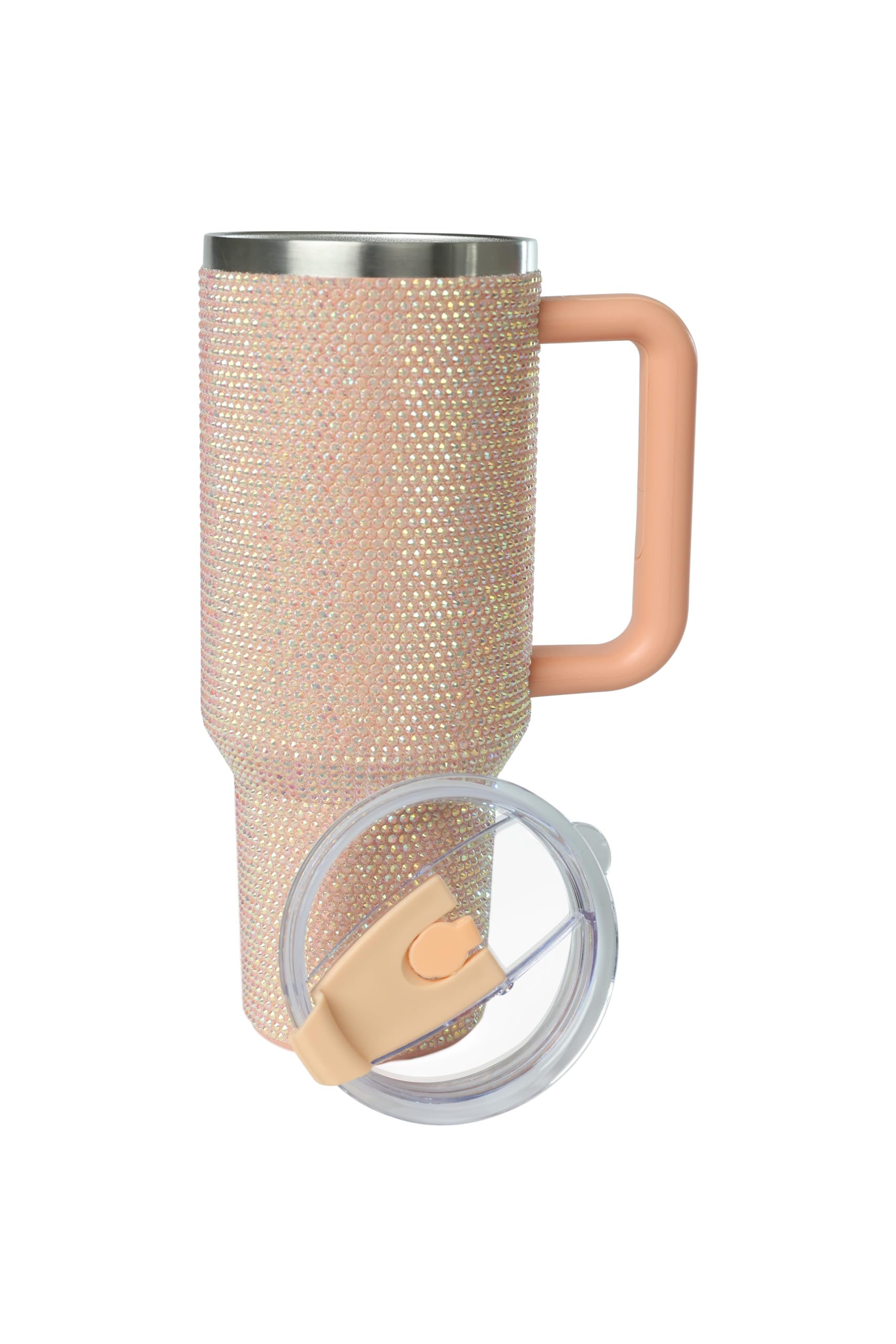 Grenada 40Oz Rhinestone-Encrusted Insulated Tumbler - Premium Bling Stainless Steel Water Bottle