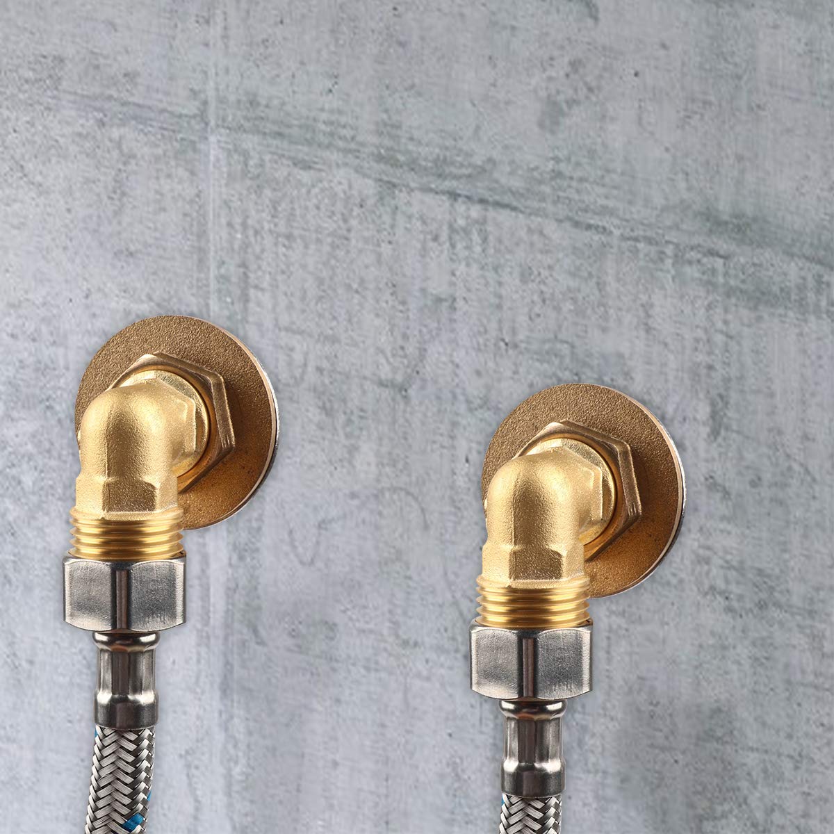 Kwode Commercial Faucet Installation Kit, Wall Mounting Installation Kit For Wall Mount Commercial Kitchen Sink Faucet Backsplash Mount Set On Stainless Compartment Prep & Utility Sink