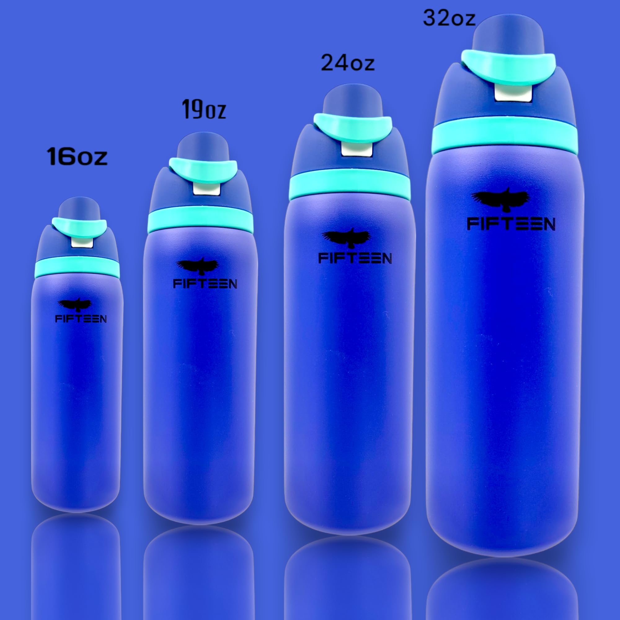 32Oz Insulated Stainless Steel Water Bottle – Leakproof &-, Flip Straw & Handle Lid