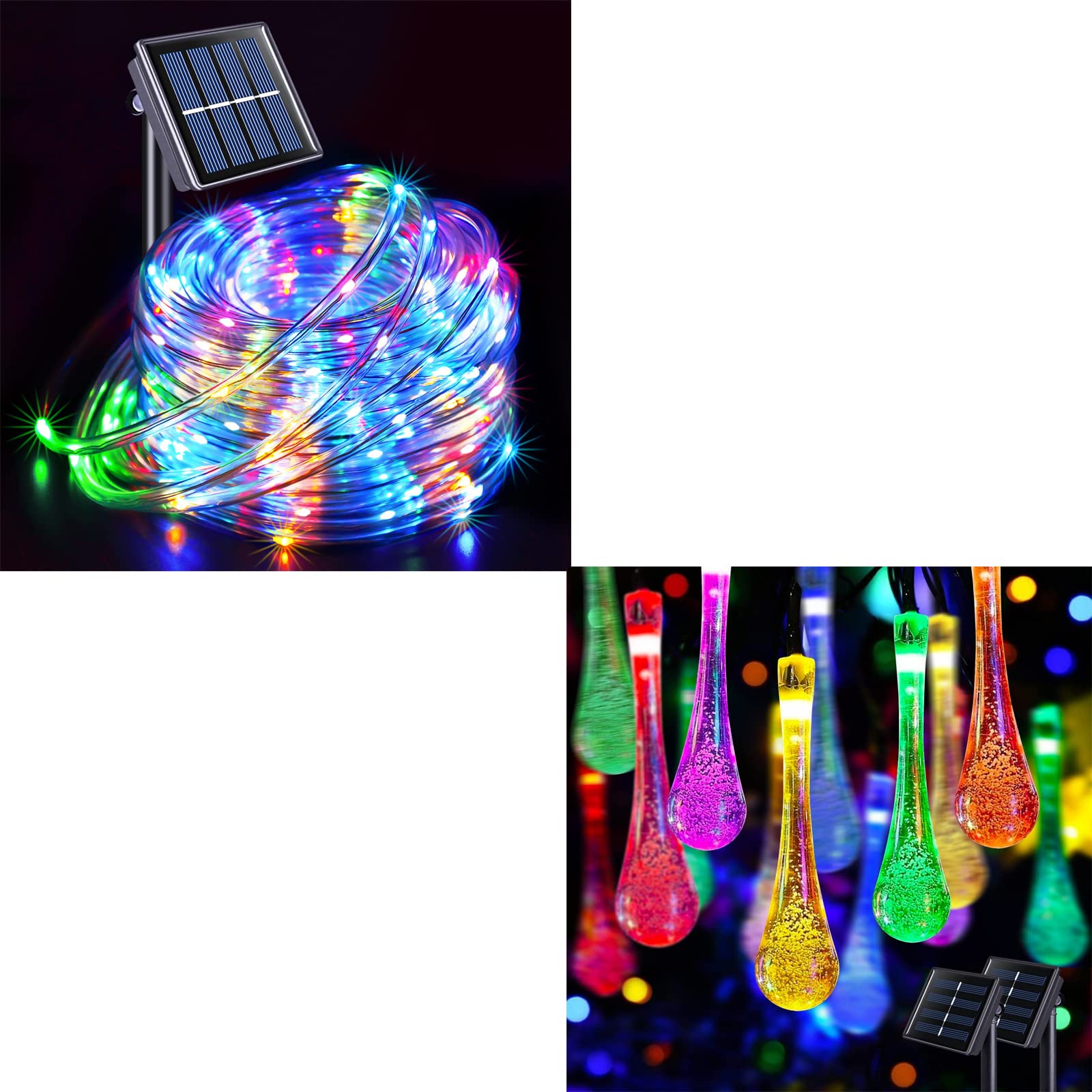 Jmexsuss 200 Led Trampoline Decor Solar Rope Lights, 72Ft Ip 65 Waterproof Rope Lights Outdoor With 8 Modes, Pvc Tube Solar Trampoline Lights For Xmas Fence Camp Yard Walkway Path Garden(Multicolor)