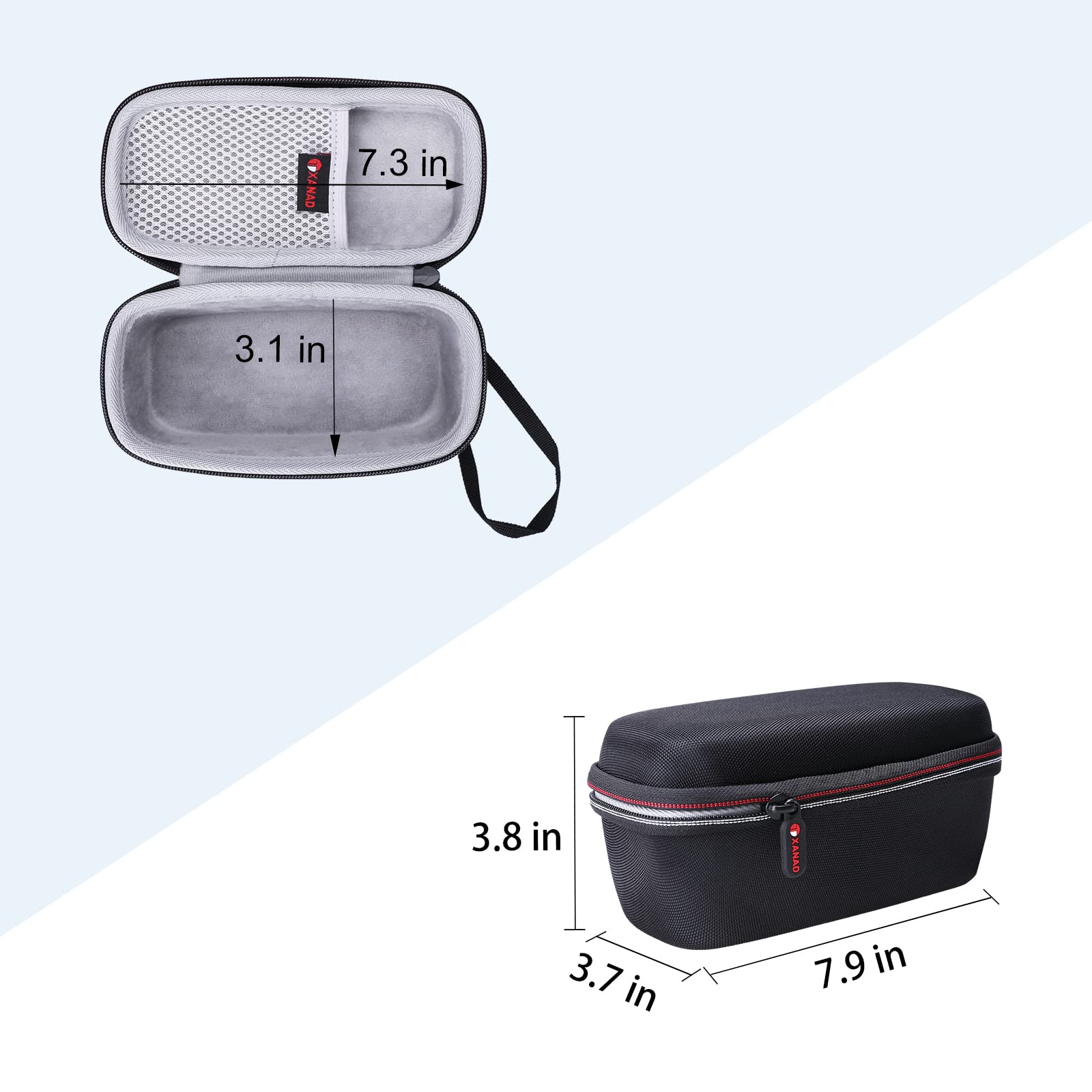 Xanad Monocular Eva Hard Case For Telescope Within Size 7.9 X 3.7 X 3.8 Inches - Travel Protective Carrying Storage Bag (Sale Case Only)