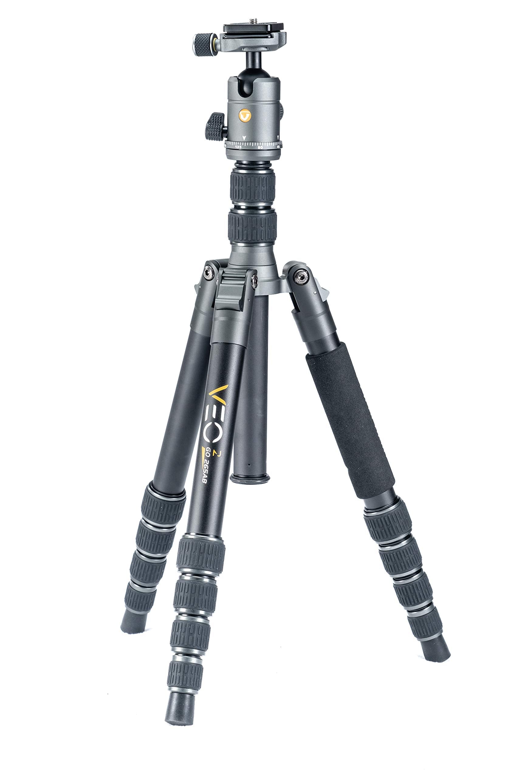 Vanguard Veo2Go265Ab Aluminum Travel Tripod With Veo Go34M Bk Shoulder Bag