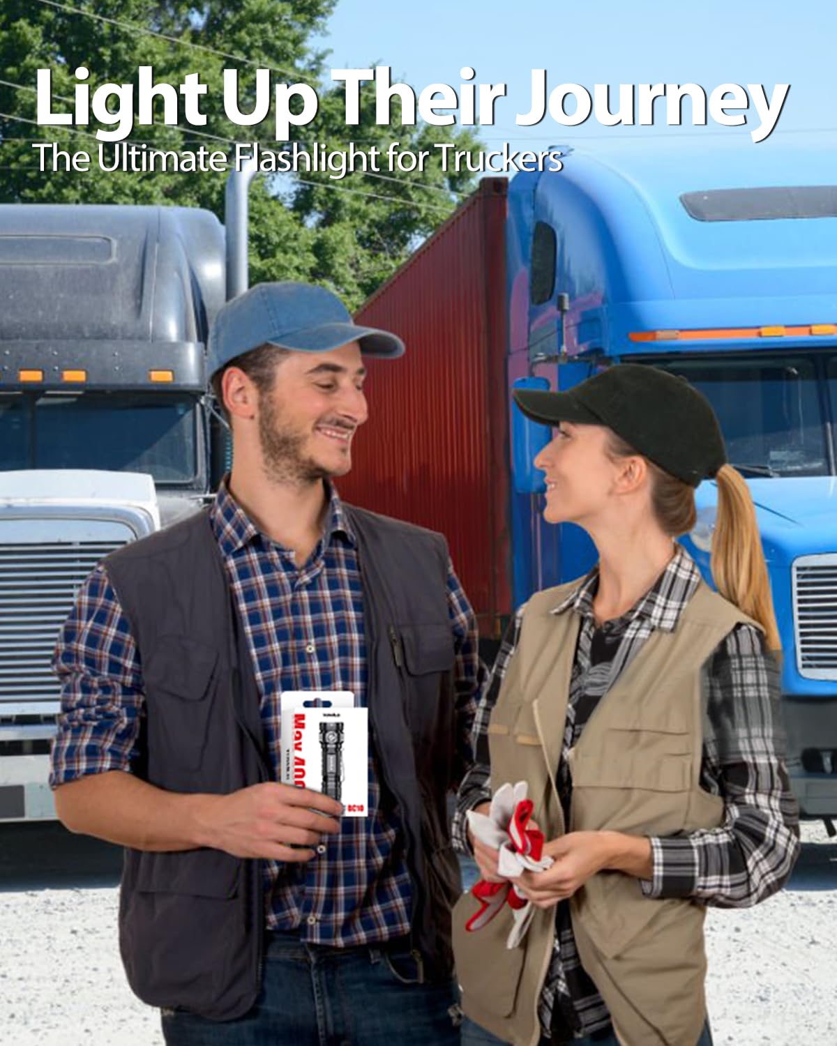 Towild Bc10 Led Rechargeable Flashlight High 4000 Lumens Led Flashlight,5000Mah Rechargeable Flashlights For Camping,Ipx8 Waterproof Flashlights For Emergencies,Suitable For Hiking