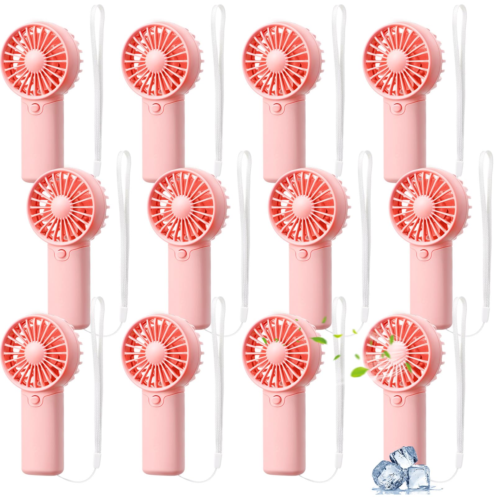 Mini portable handheld fans 12 pack battery operated and perfect for summer cooling Koospark