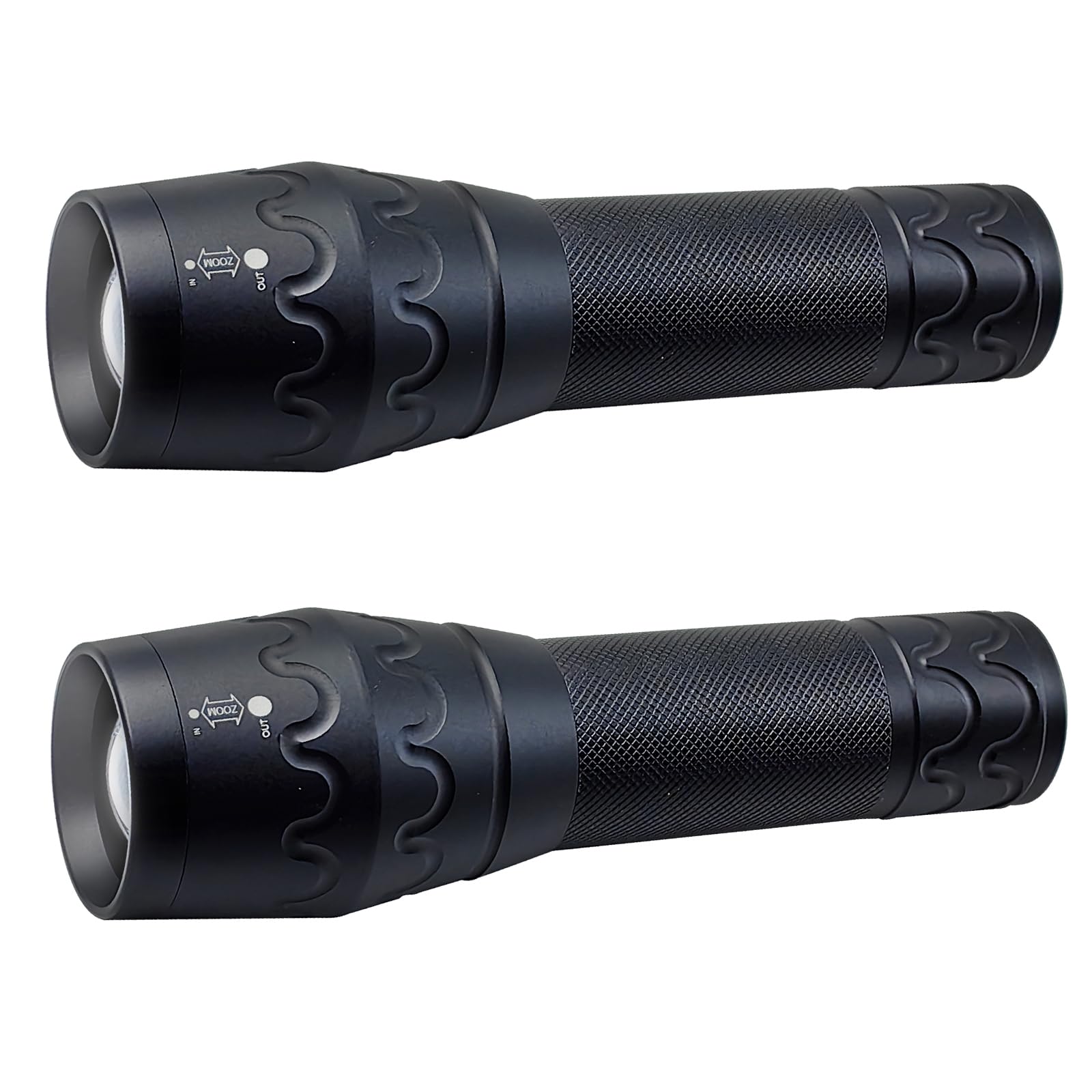 Miuree Single Mode High Lumens Led Flashlight For Outdoor Camping Hiking Emergency,2-Pack