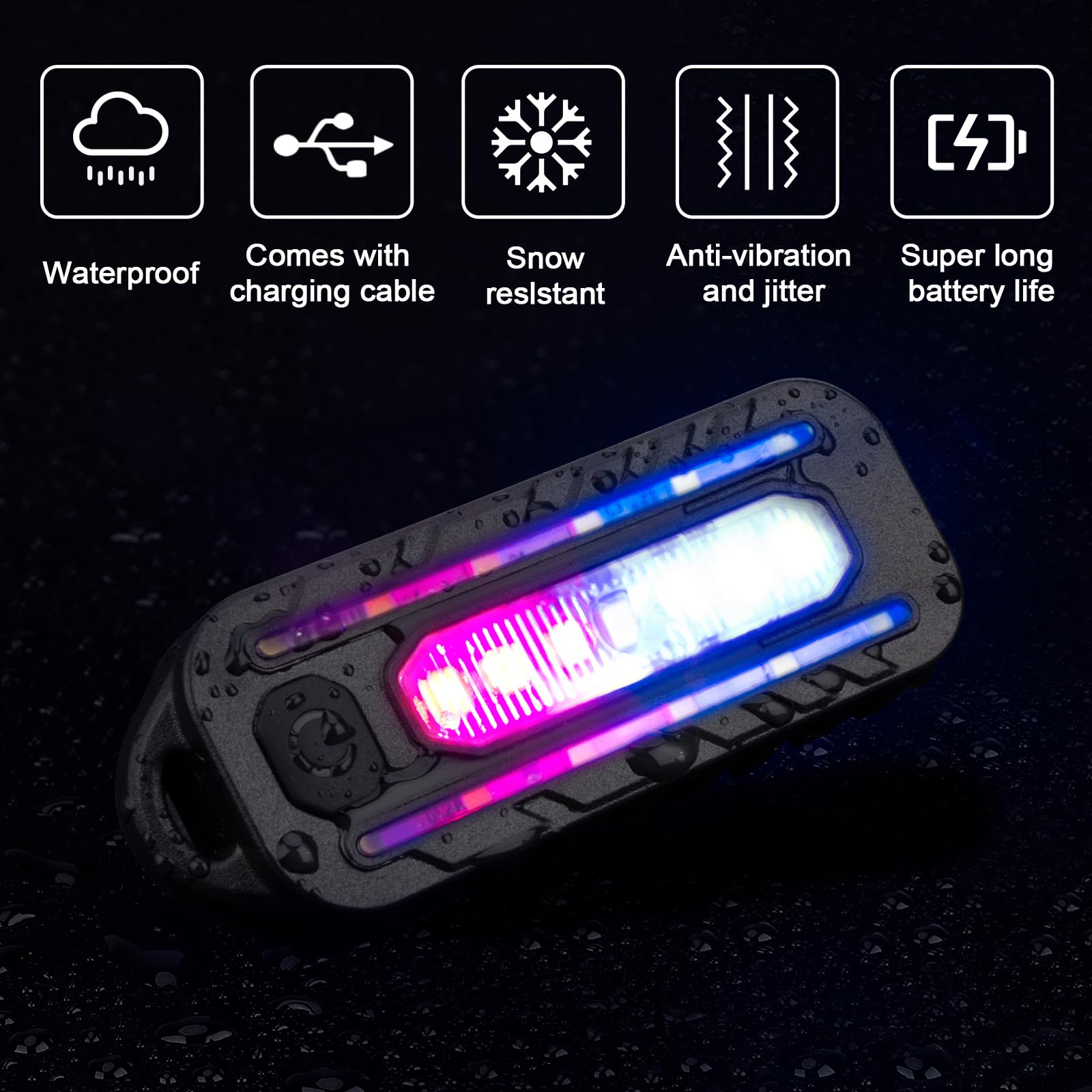 Sokosey 1Pcs Rechargeable Clip-On Flashlight - Ultimate Running Light For Runners, Safety Light For Night Walking & Dog Walking, Enhanced Visibility & Nighttime Safety Gear