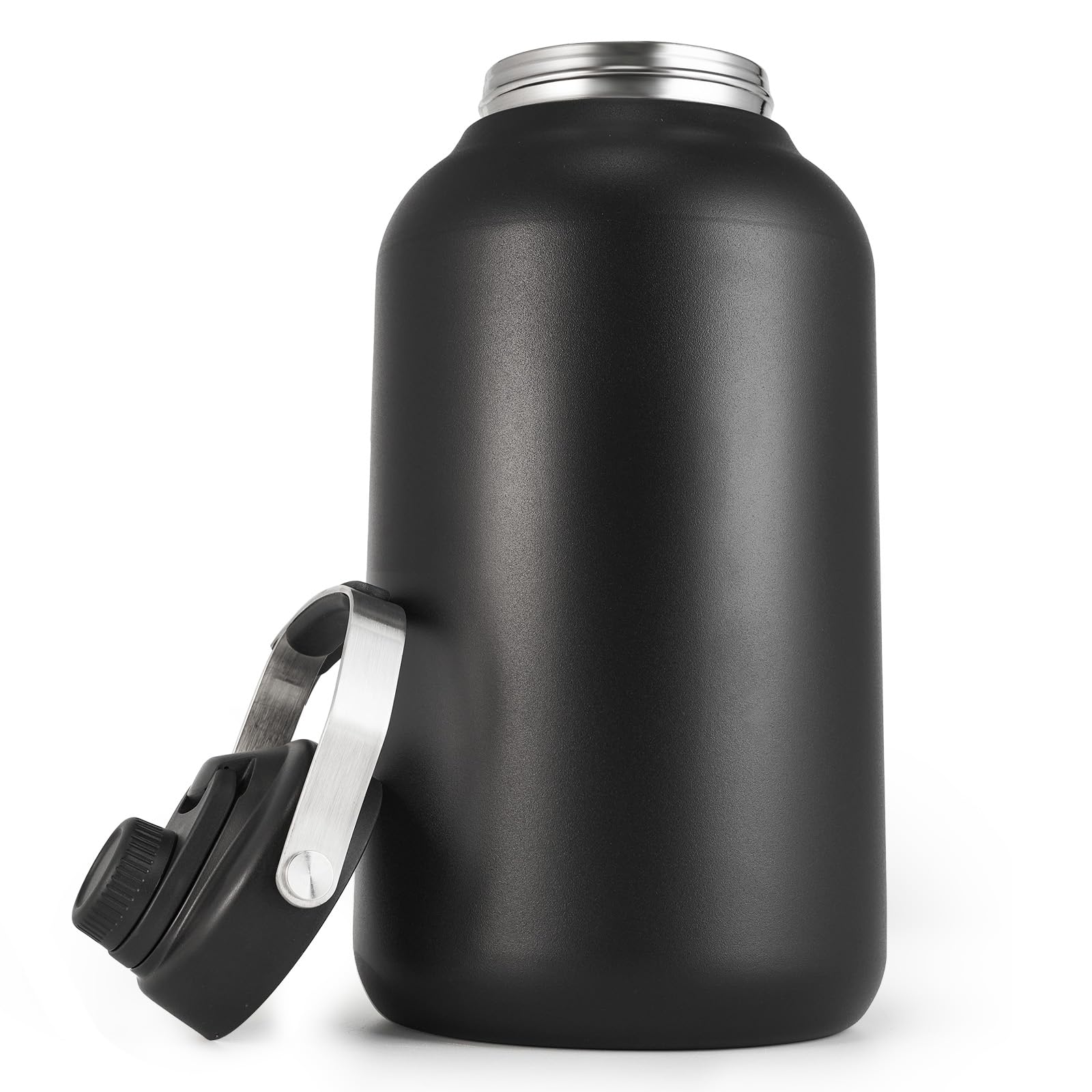 One Gallon Water Bottle, 128Oz Stainless Steel Insulated Water Bottle For Hot & Cold Drinks
