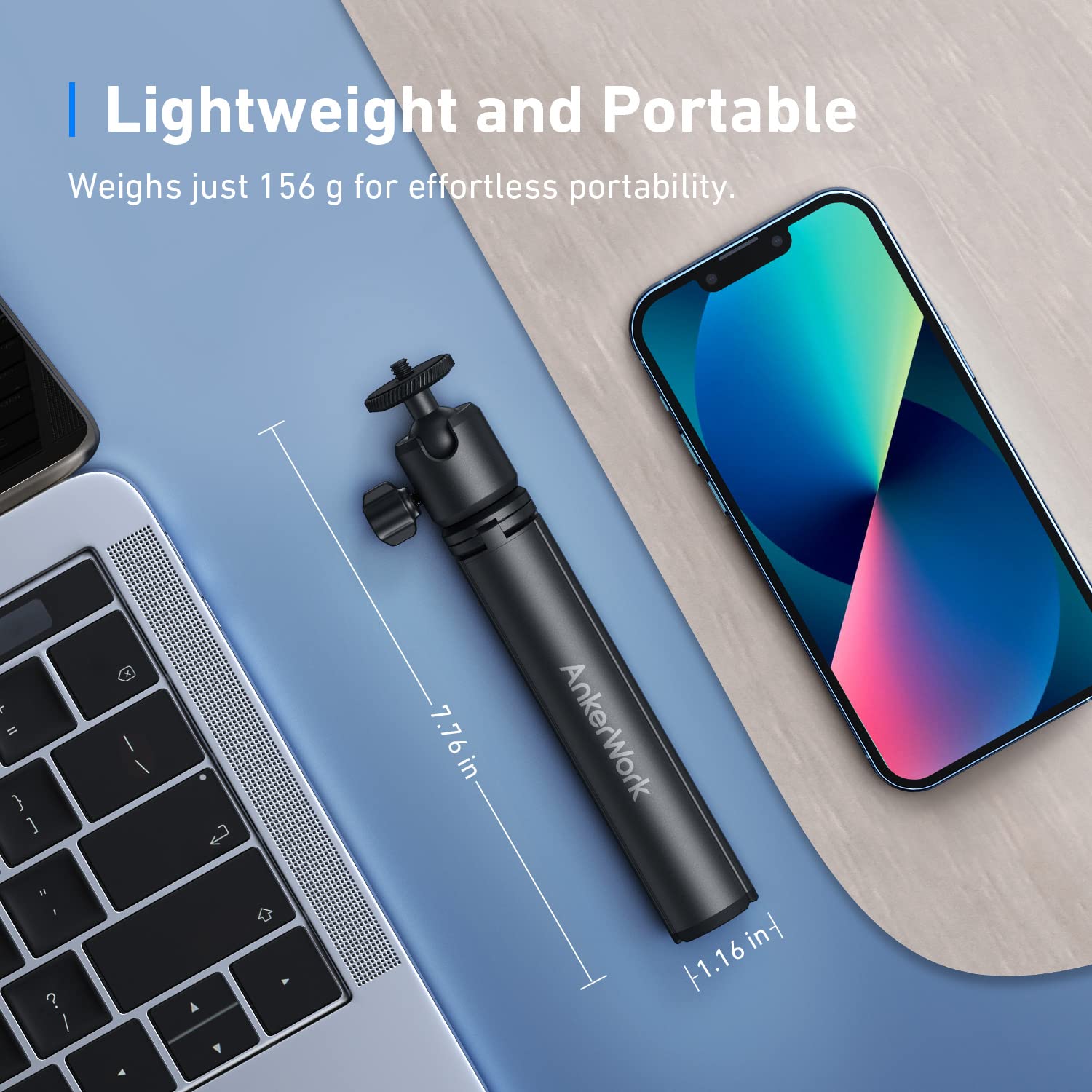 Ankerwork Mini Flexible Tripod Stand For Webcam