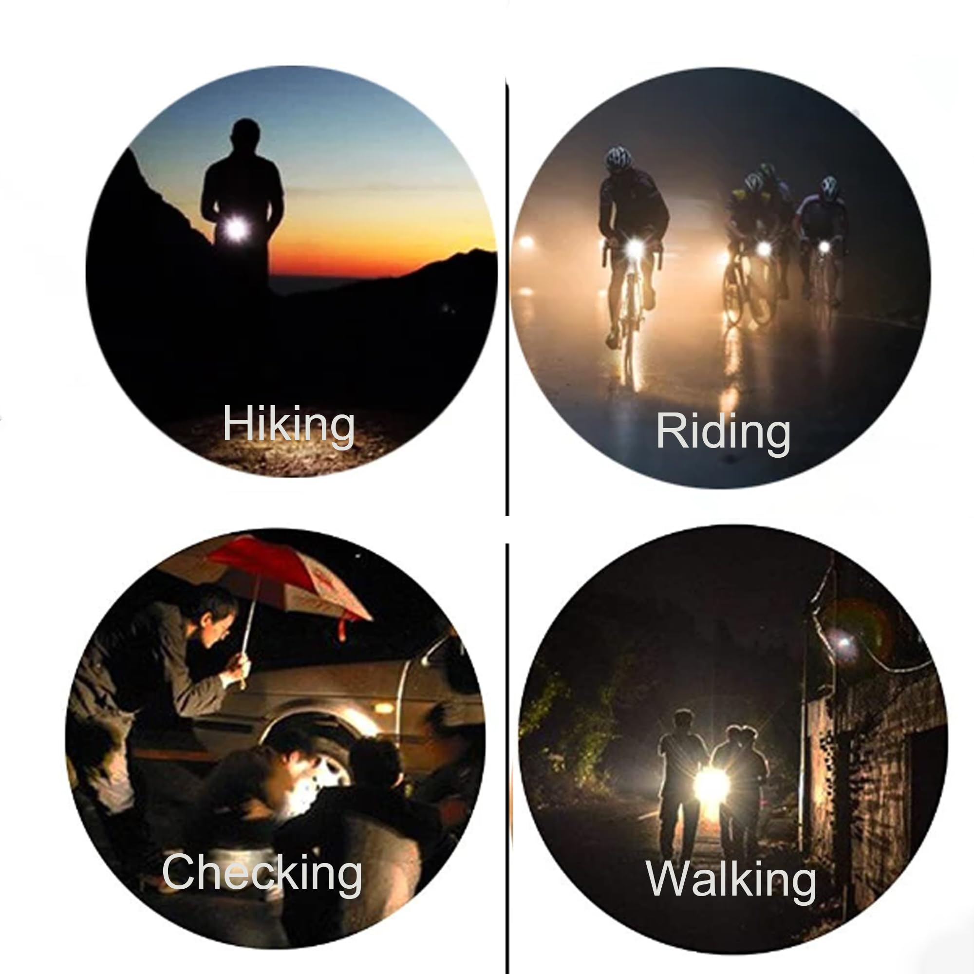 Zyunmall Warm Light Flashlight, Single Mode Zoomable Led Tactical Torch For Everyday Use, Camping, Hiking, Power Outage, Dog Walking