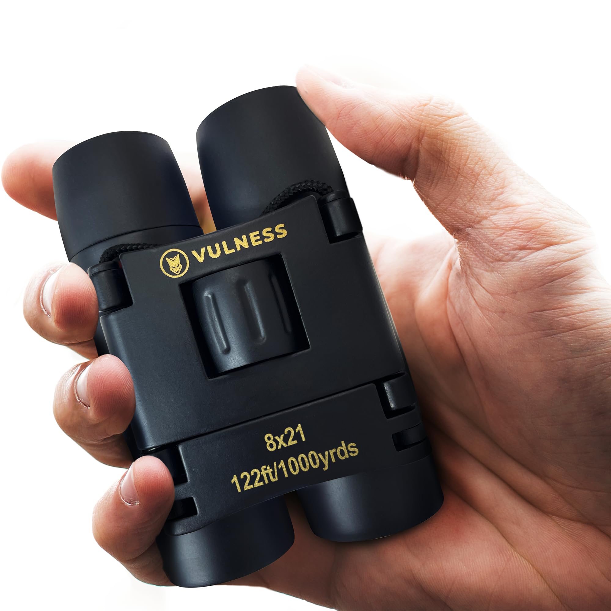 Vulness Binoculars For Adults  Compact Small Mini Travel Binocular For Bird Watching High Powered Electronics Cruise Ship Essentials Norwegian Alaska Must Haves Hiking Camping Gear A By (Black, 8X21)