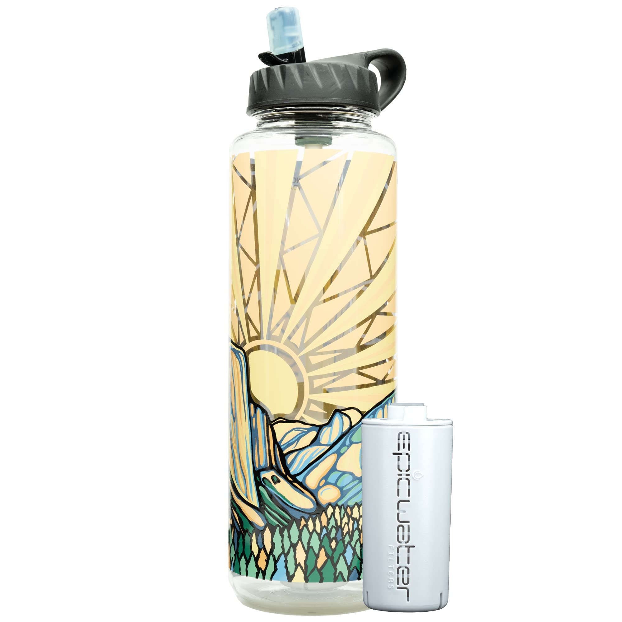 Epic Water Filters Nalgene Og Water Bottle With Filter, Usa Made