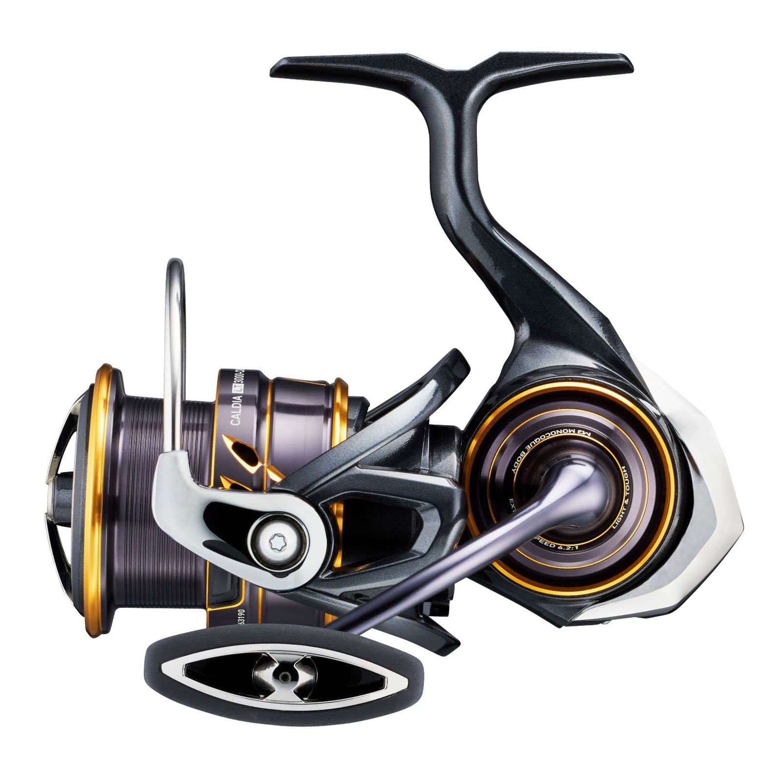 Daiwa 22 Caldia Lt Mq 4000D-C Eu-Model, Spinning Fishing Reel, Frontdrag, 22Caldialt4000D-C