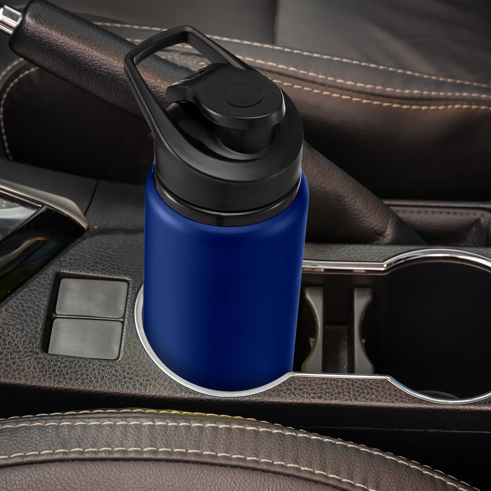 14 Pcs Aluminum Water Bottle 17 Oz Bike Bottles With Snap Lid Reusable Easy Carry Sports Cups