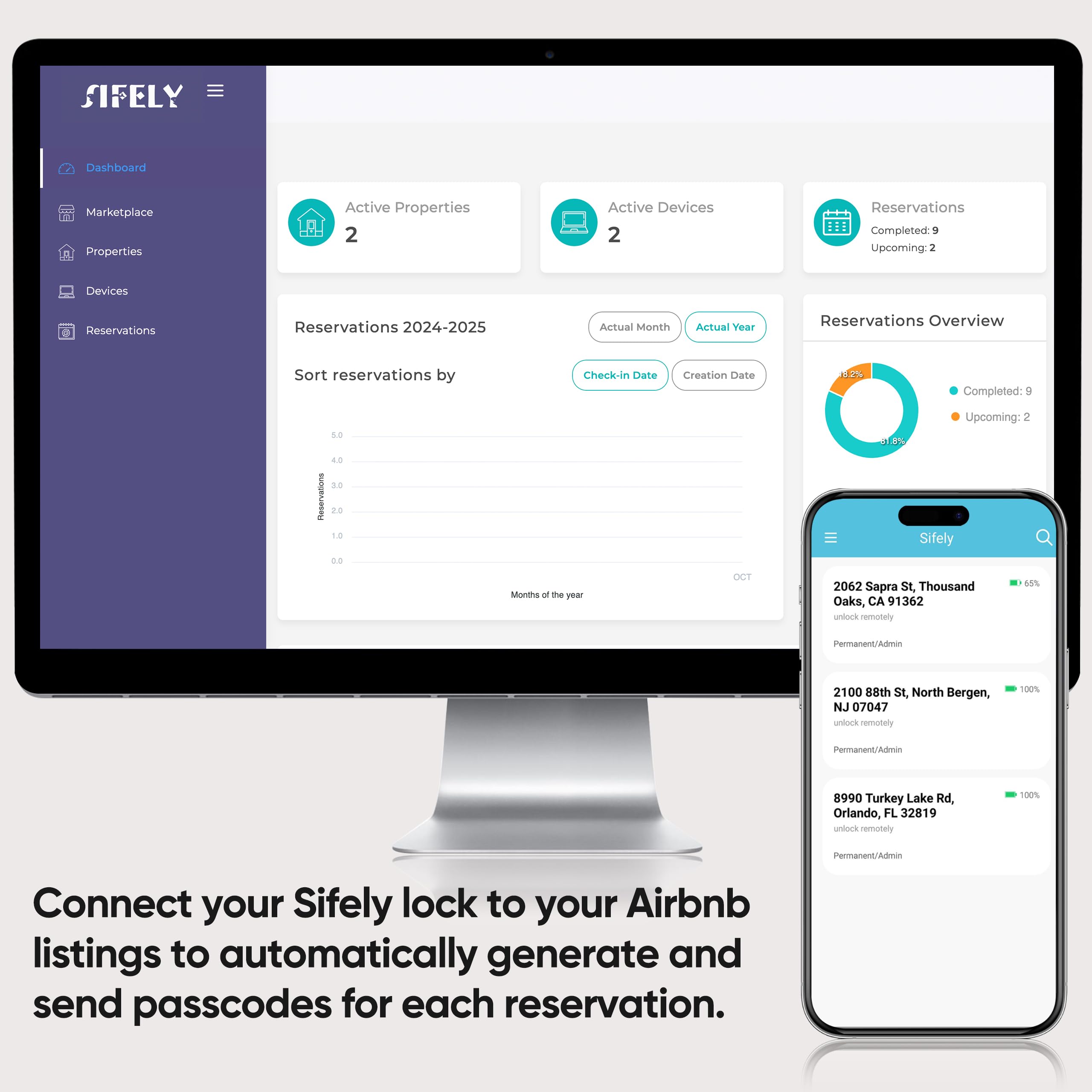 Sifely Keyless-Entry Fingerprint Deadbolt Smart Lock: Keyless Entry Door Lock, Digital Door Keypad, Electronic Deadbolt With Fingerprint & Code Access, Auto Locking, Easy To Install (Black)