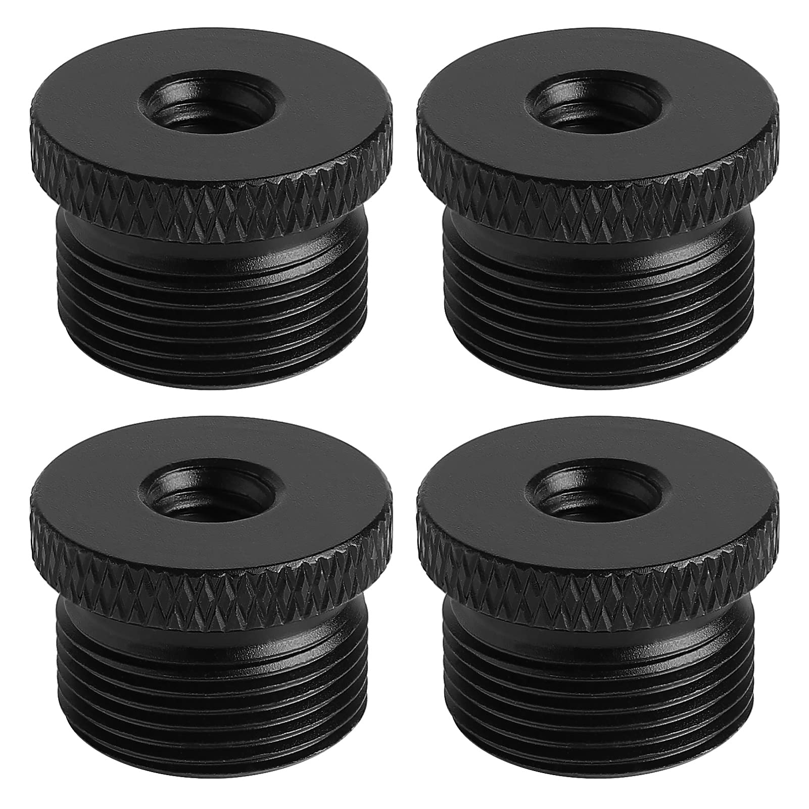 Frgyee 4 Pack Mic Stand Adapter 1/4 Female To 5/8 Male Screw Adapter Thread Tripod Screw Adapter For Microphone Stand Mount To Camera Tripod