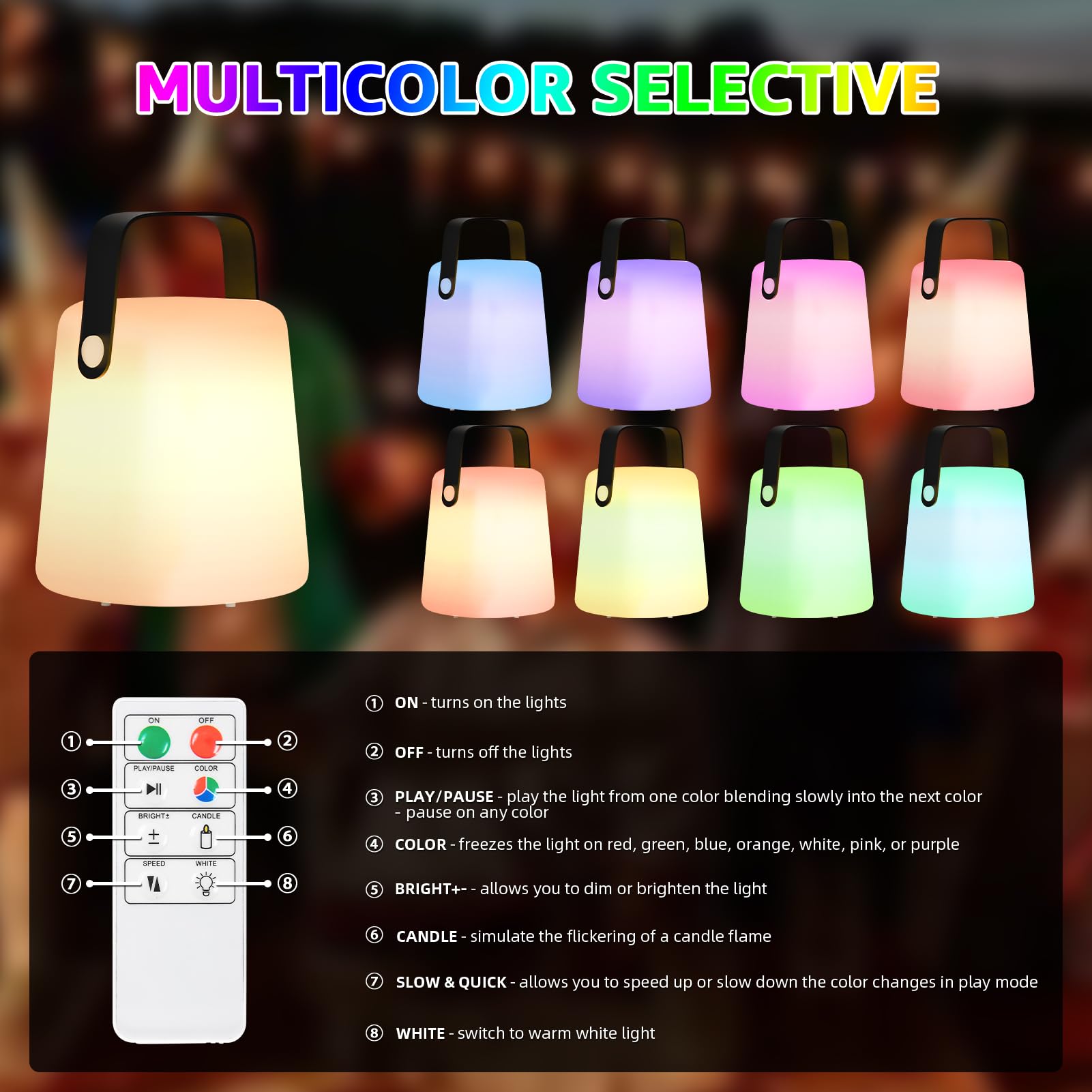 Uuffoo Table Lamp Outdoor Warm White Rgb Usb Charging Cordless Lamp Led Table Lamp Ip44 For Garden Terrace Patio