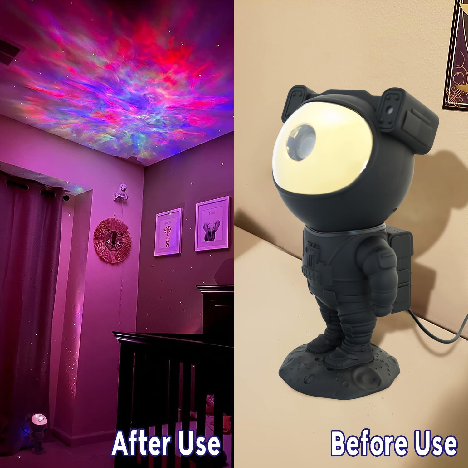 2Win2Buy Astronaut Star Projector Galaxy Light, 360° Space Buddy Projector Sky Led Night Light Space Projector Starlight Planetarium Spaceman Projector Lamp  For Kids Adults Bedroom Ceiling Room Decor